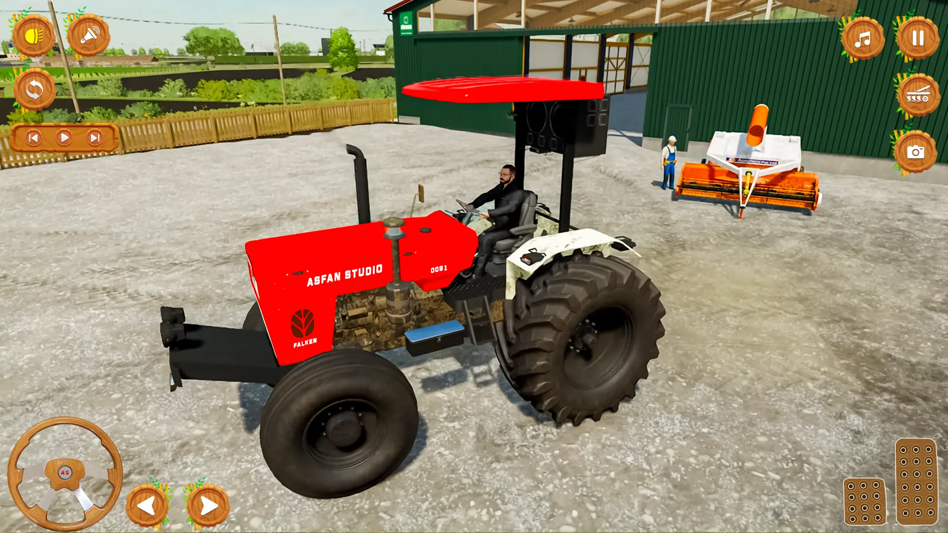 Indian Farming Tractor 3D Game | Indus Appstore | Screenshot