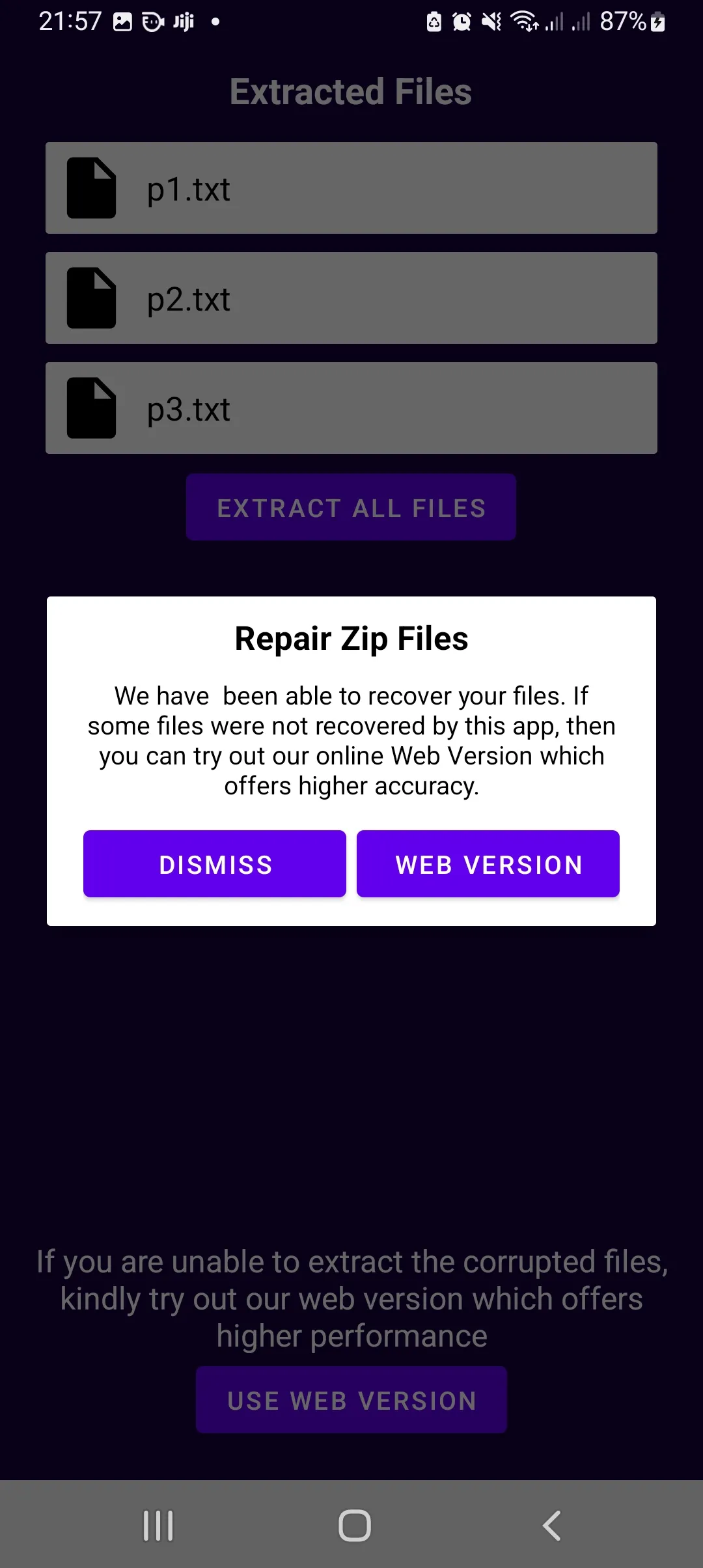 Repair Zip File - Fix Corrupt | Indus Appstore | Screenshot