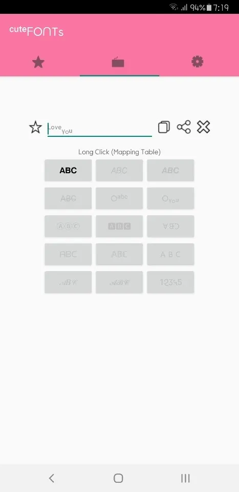 CuteFonts(Keyboard) | Indus Appstore | Screenshot
