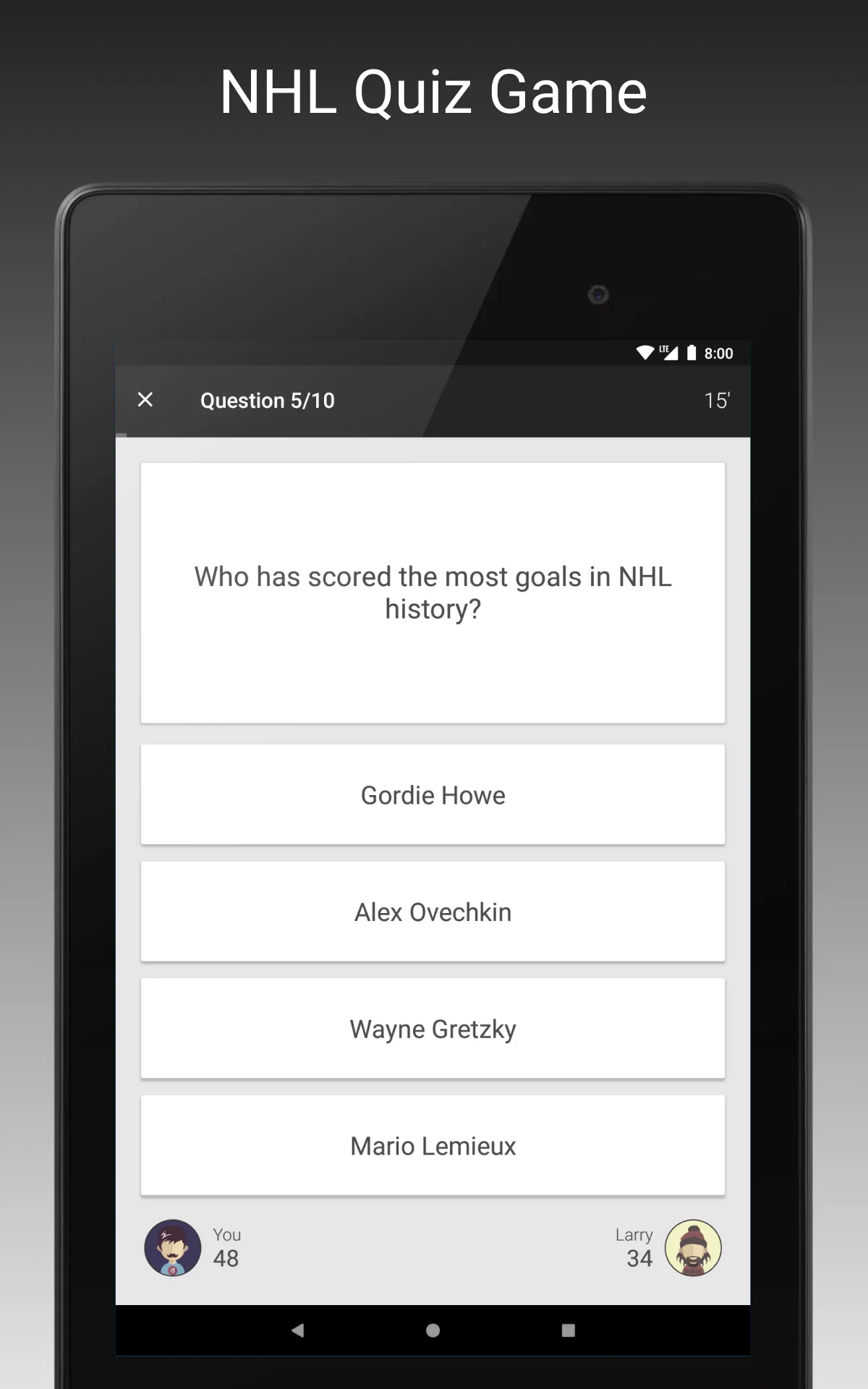 Fan Quiz for NHL | Indus Appstore | Screenshot