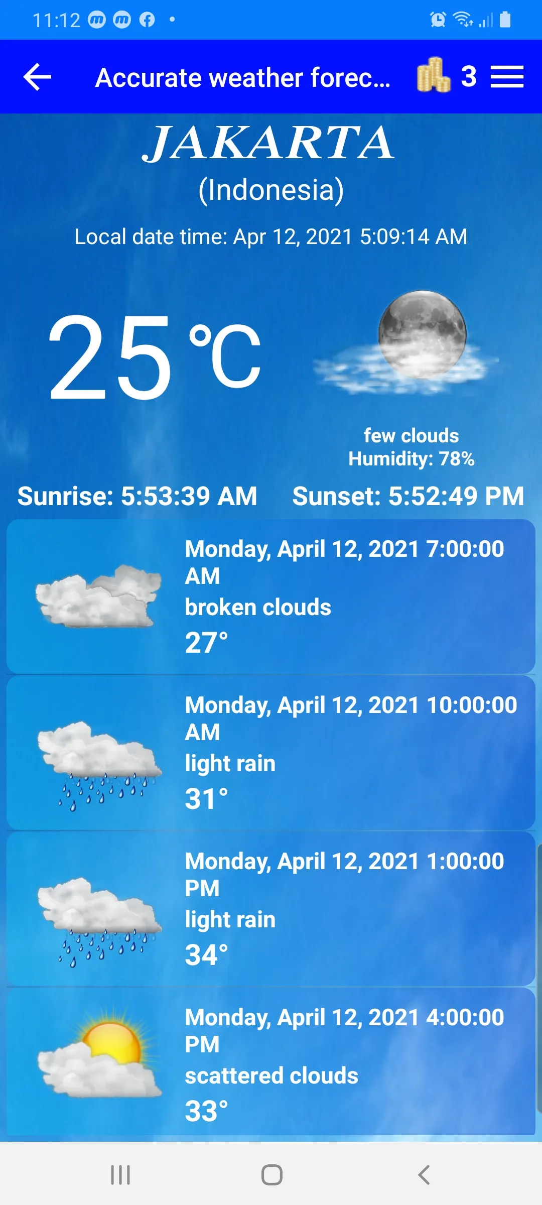 Accurate weather forecast | Indus Appstore | Screenshot