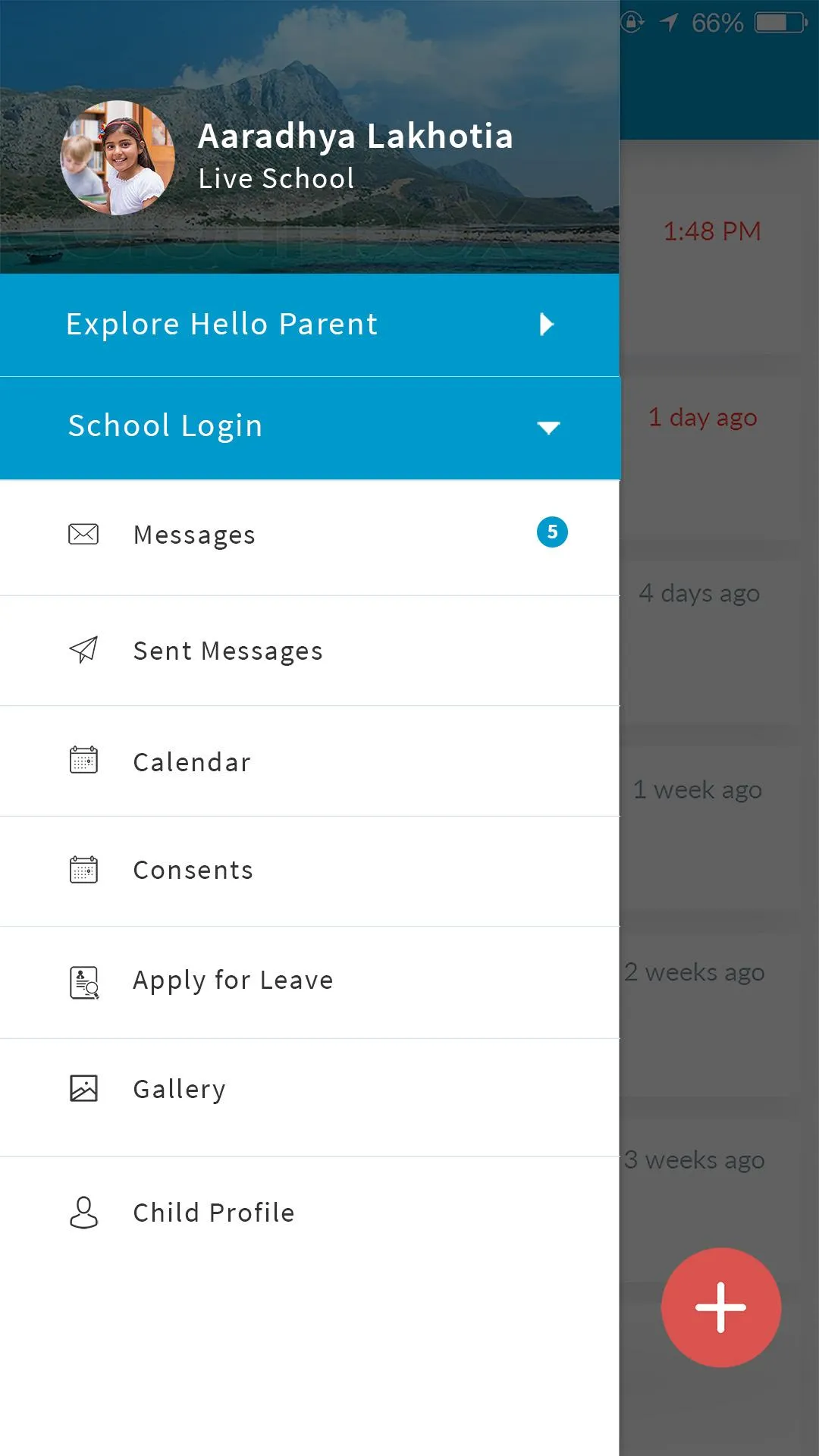 Hello Parent - School App, Mes | Indus Appstore | Screenshot