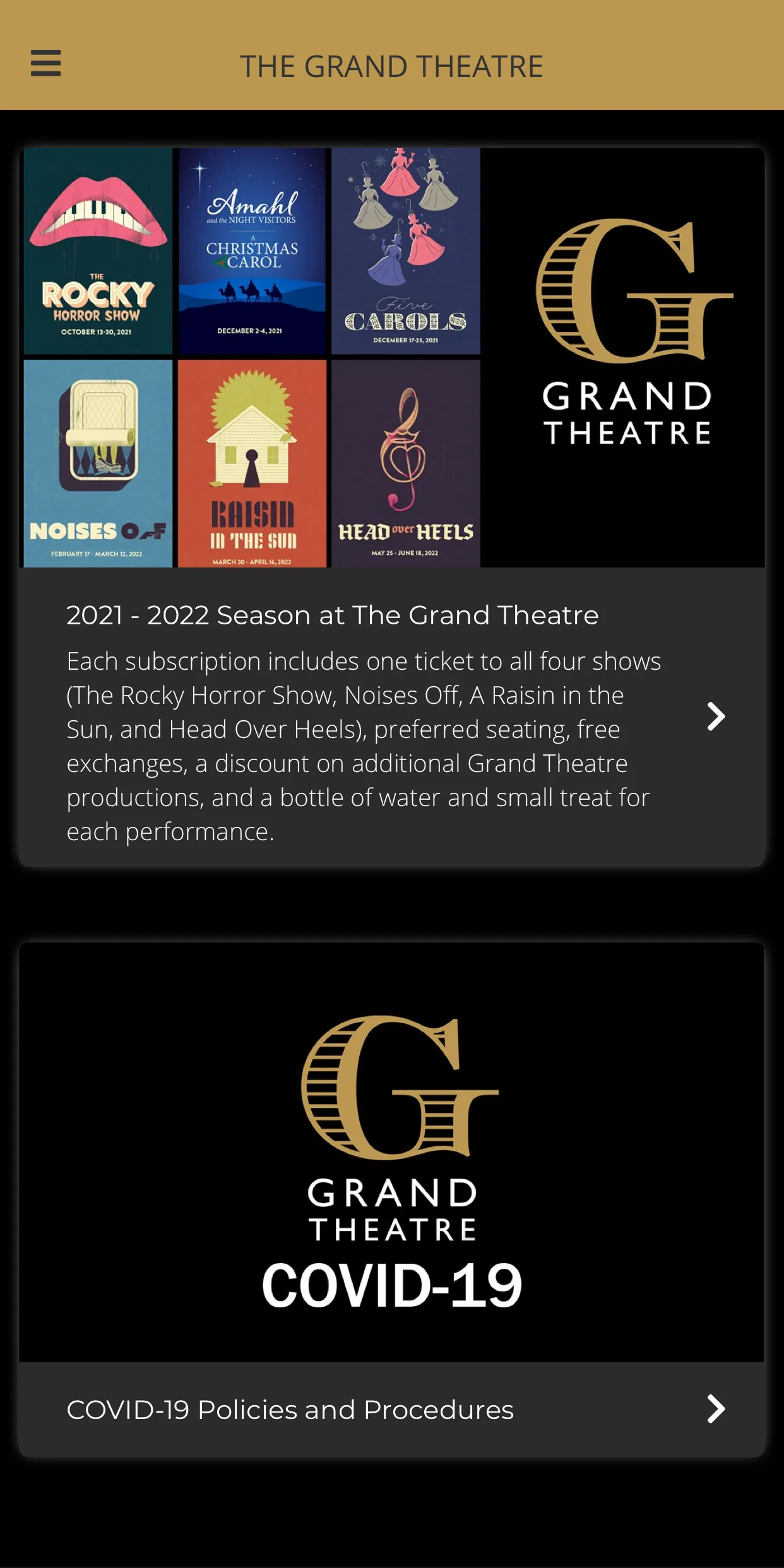 The Grand Theatre SLC | Indus Appstore | Screenshot