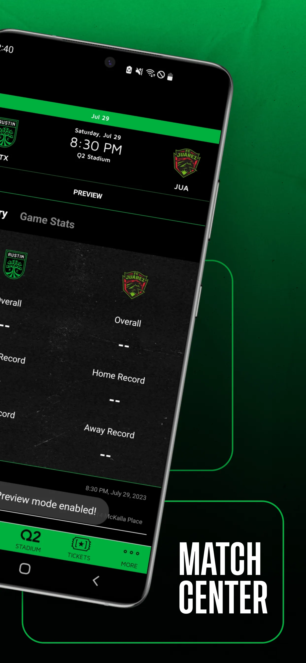 Austin FC & Q2 Stadium App | Indus Appstore | Screenshot