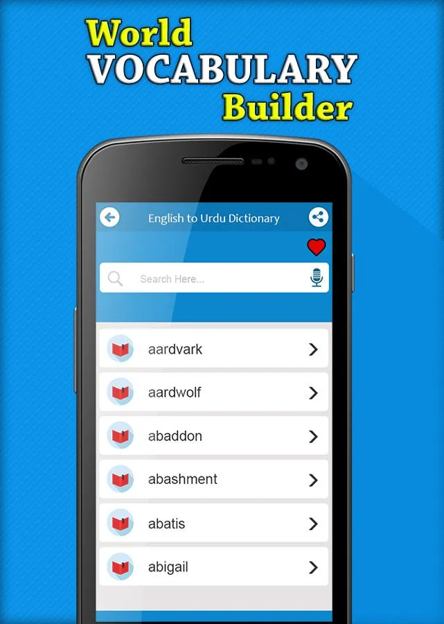 World Vocabulary Builder | Indus Appstore | Screenshot