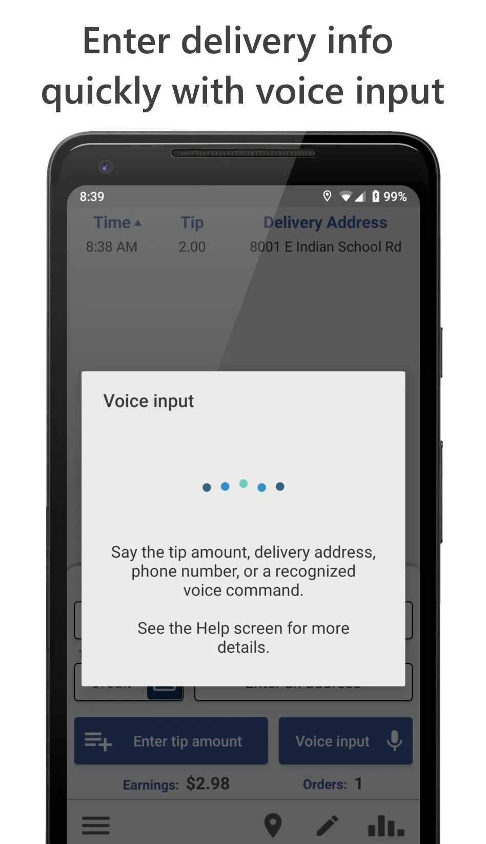 Delivery Tip Tracker Lite | Indus Appstore | Screenshot