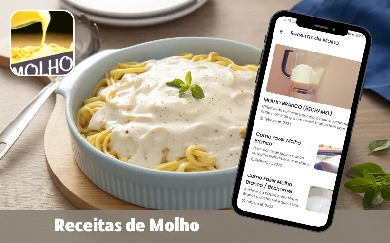 Receitas de Molho Branco facil | Indus Appstore | Screenshot