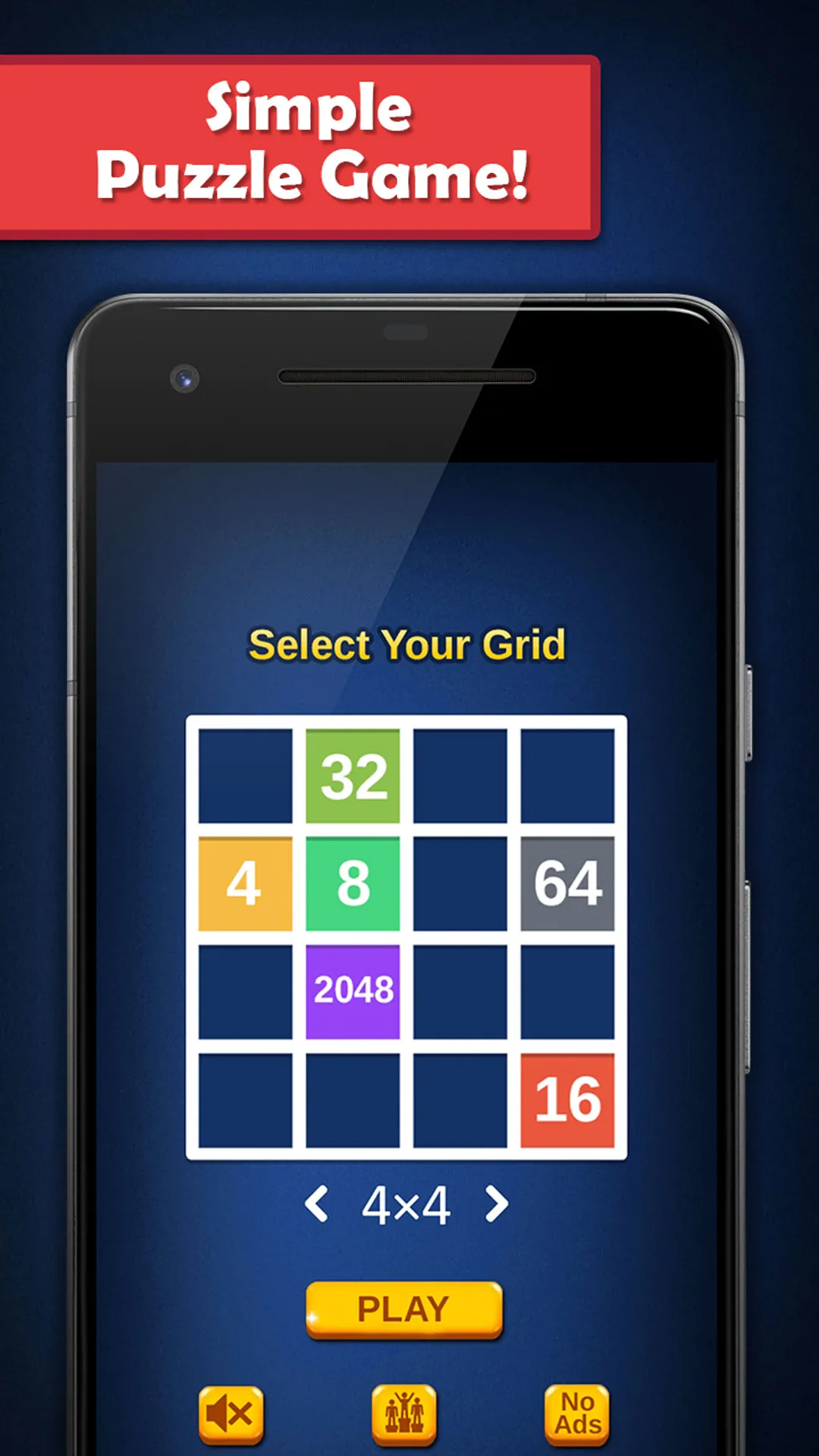 2048 endless puzzle game | Indus Appstore | Screenshot