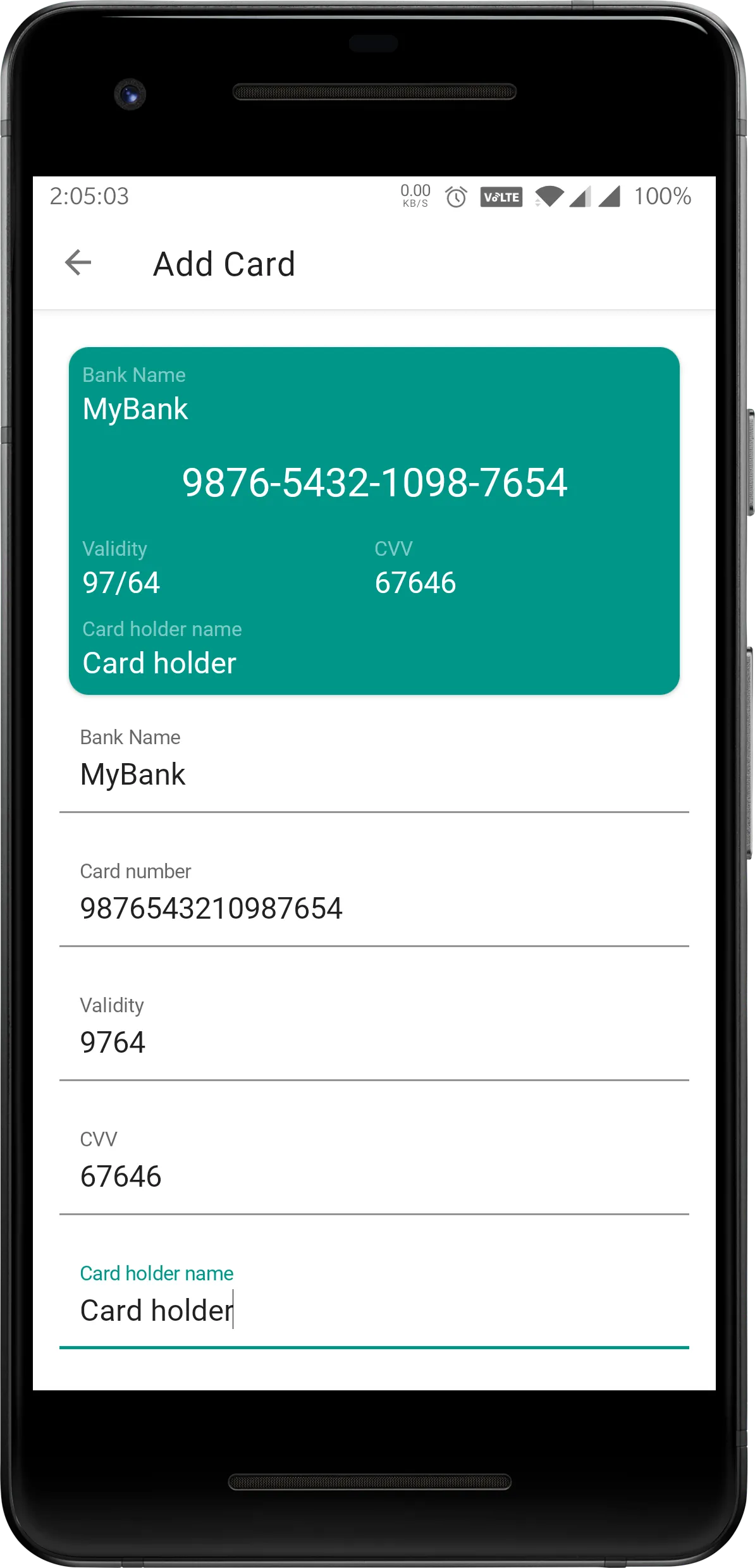 Card Holder | Indus Appstore | Screenshot