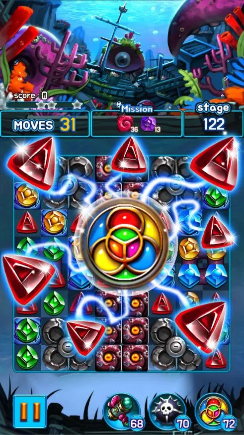 Jewel Kraken: Match 3 Blast | Indus Appstore | Screenshot