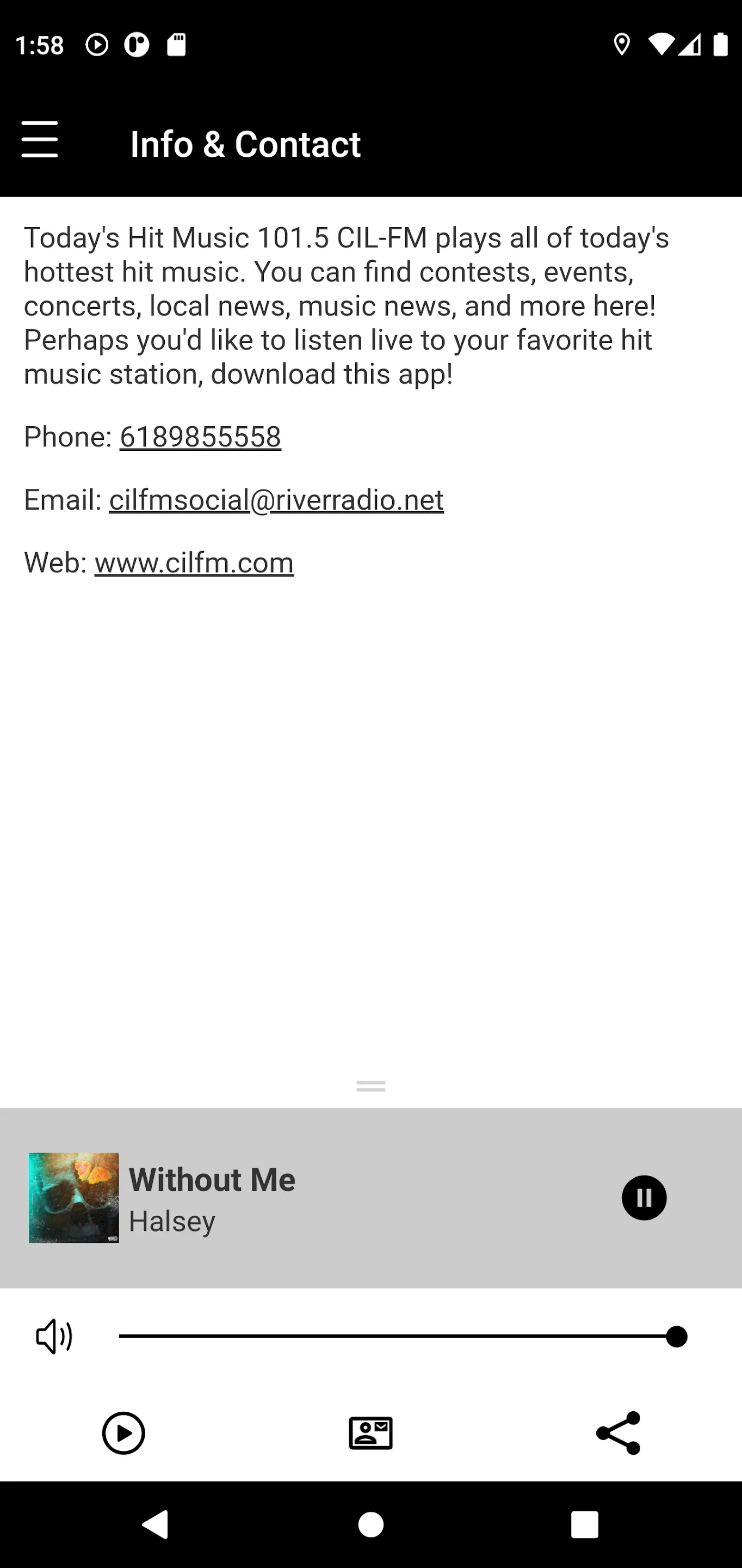 101.5 CIL-FM | Indus Appstore | Screenshot