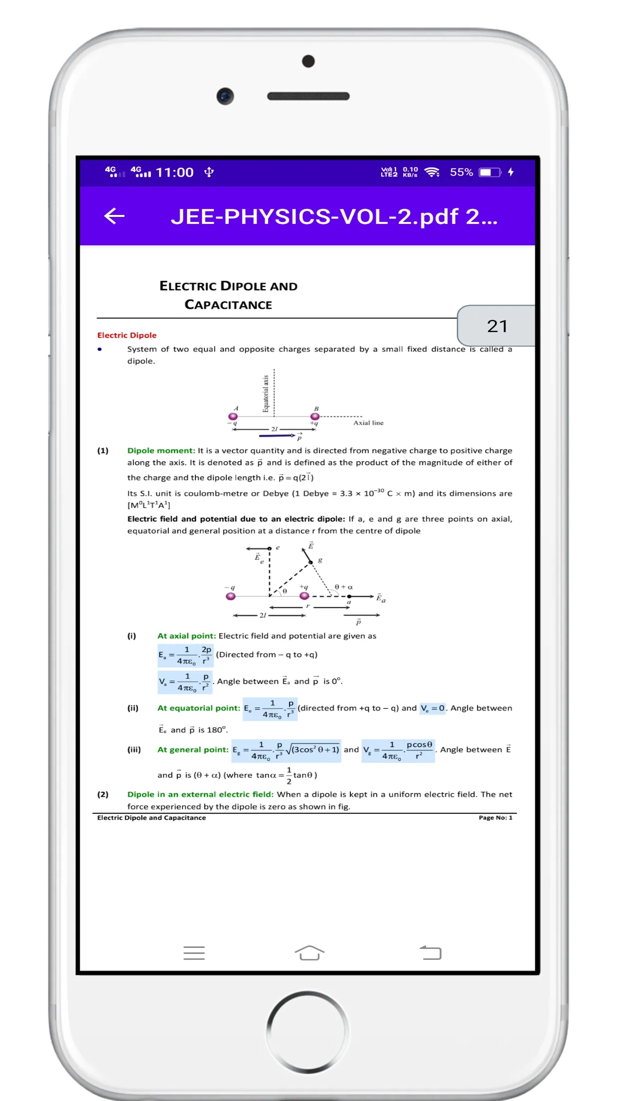 JEE-NEET PHYSICS FORMULA-2 | Indus Appstore | Screenshot