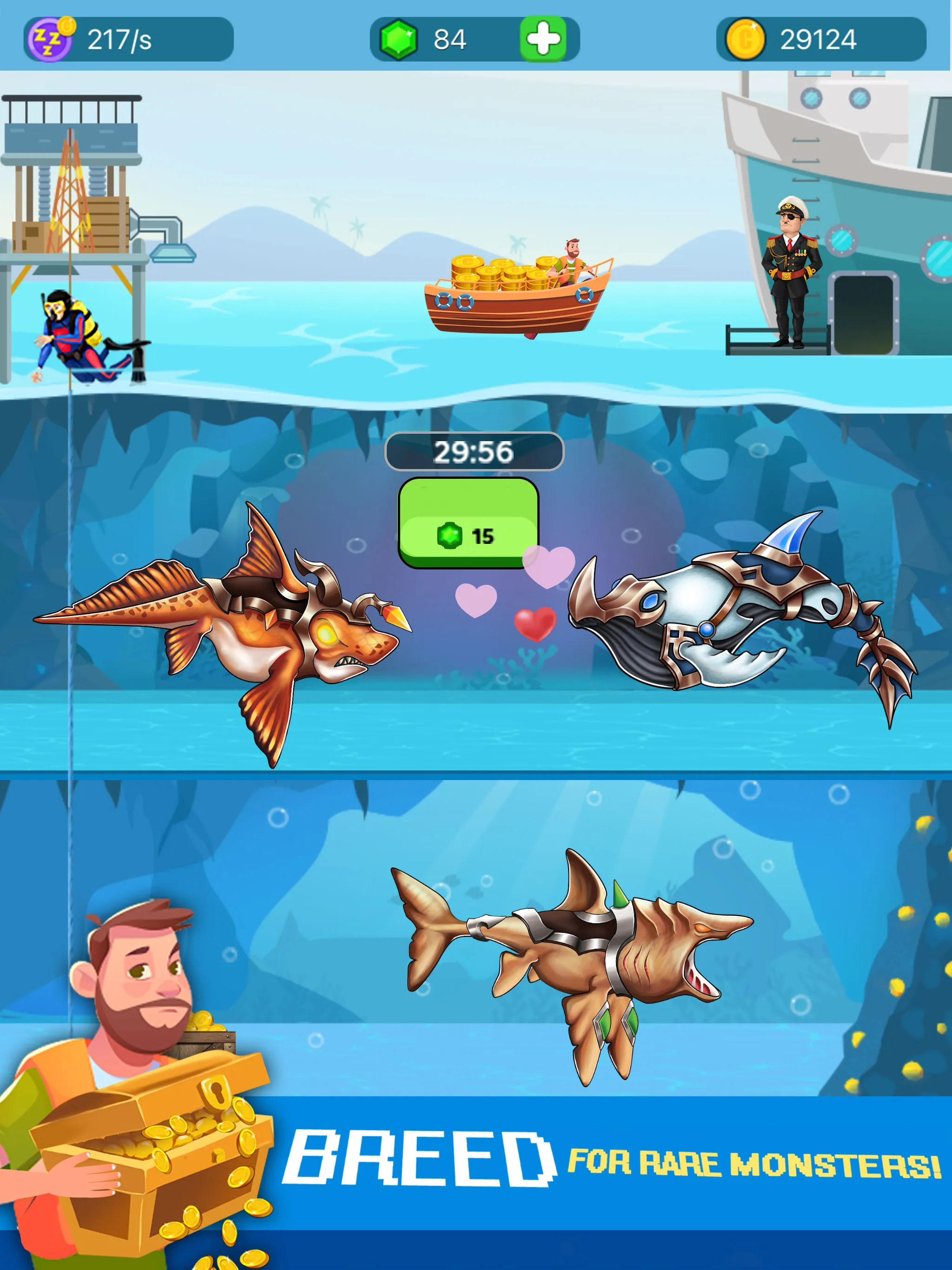 Sea Jurassic Tycoon | Indus Appstore | Screenshot