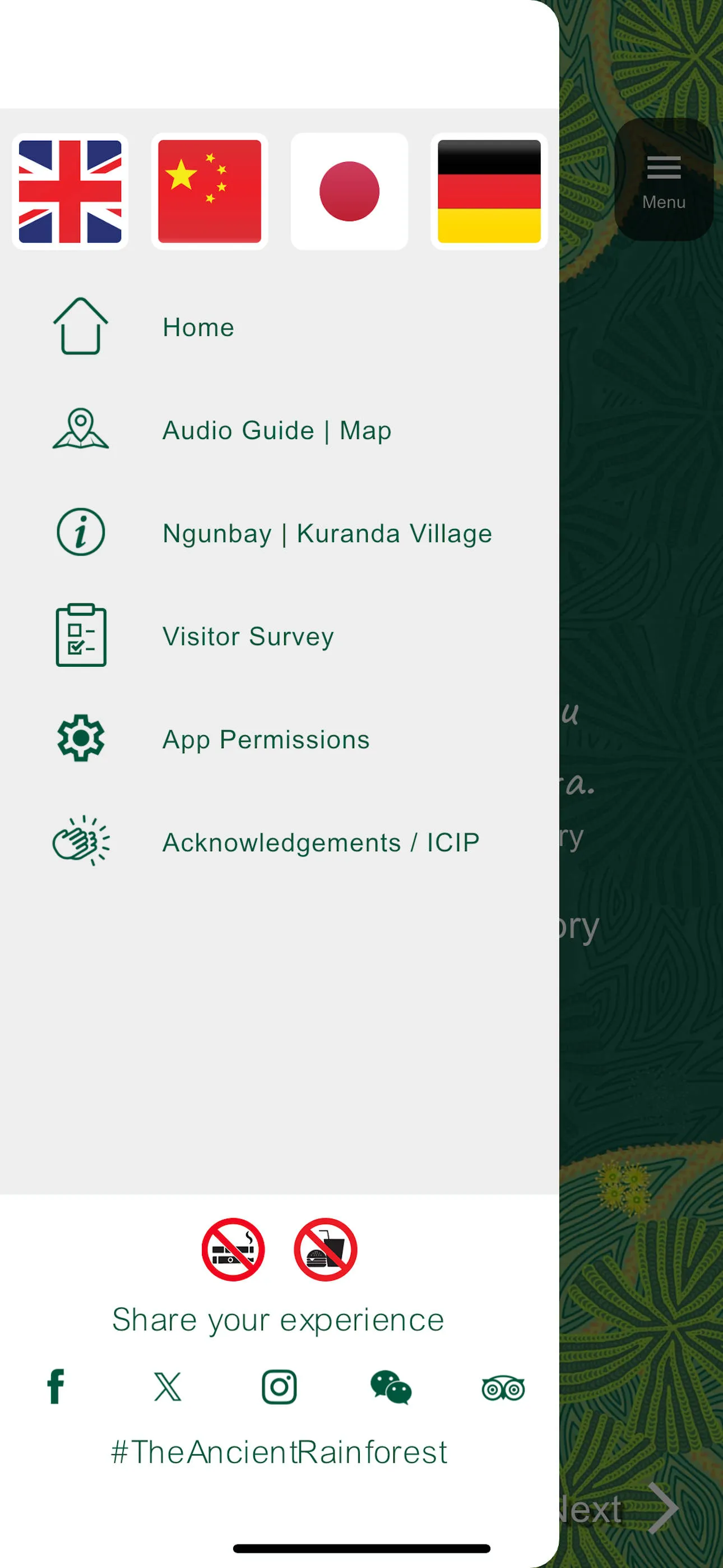 Skyrail Audio Guide App | Indus Appstore | Screenshot
