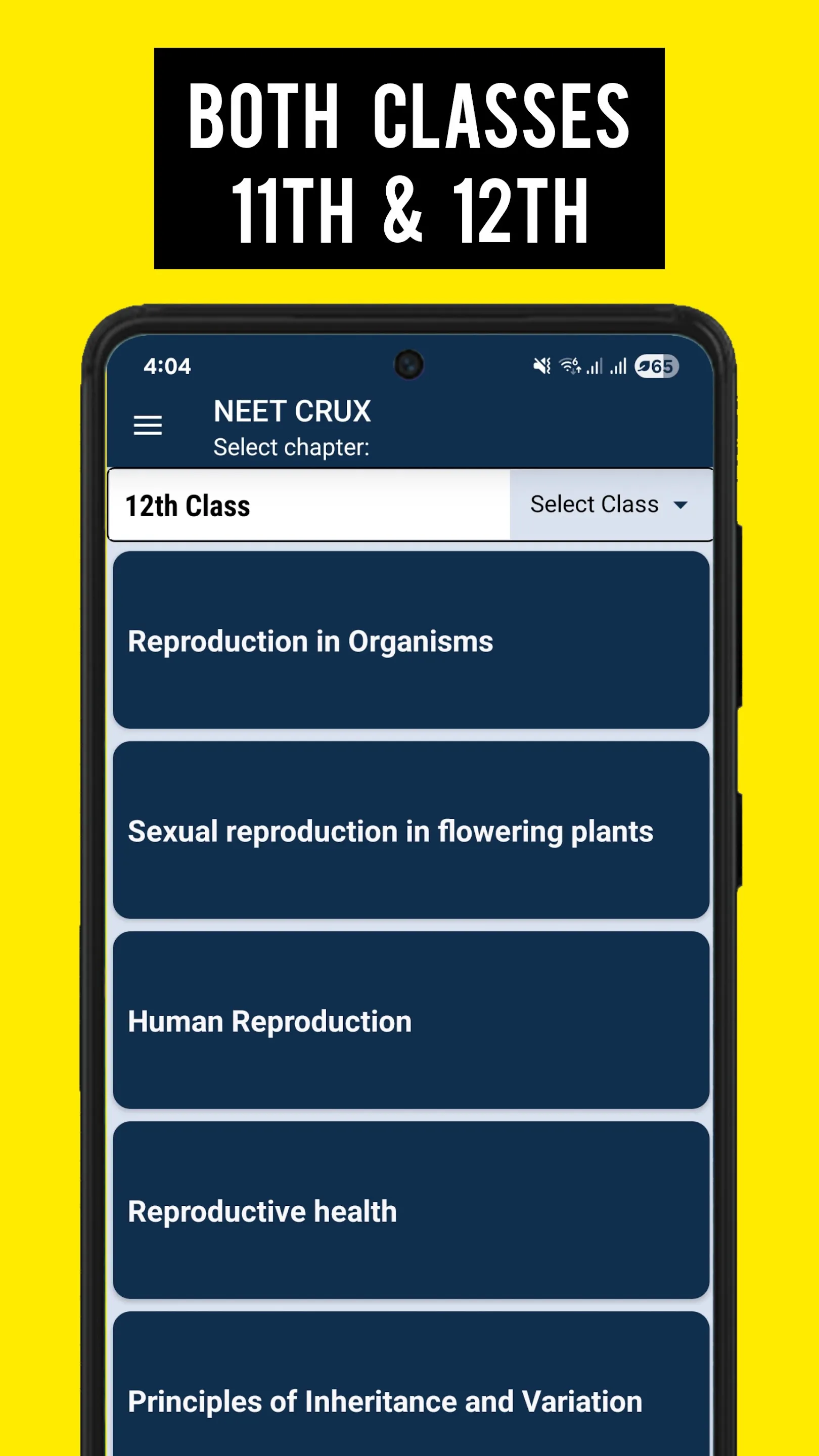 NEET NCERT Bio Line-wise MCQ | Indus Appstore | Screenshot