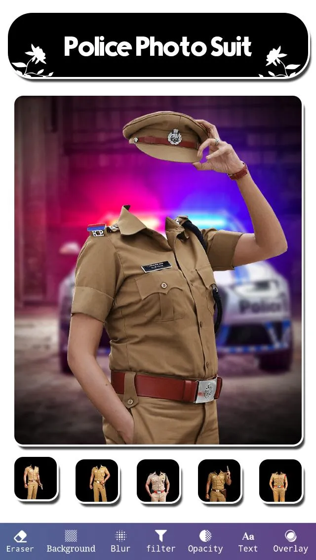 Men Police Photo Suit | Indus Appstore | Screenshot