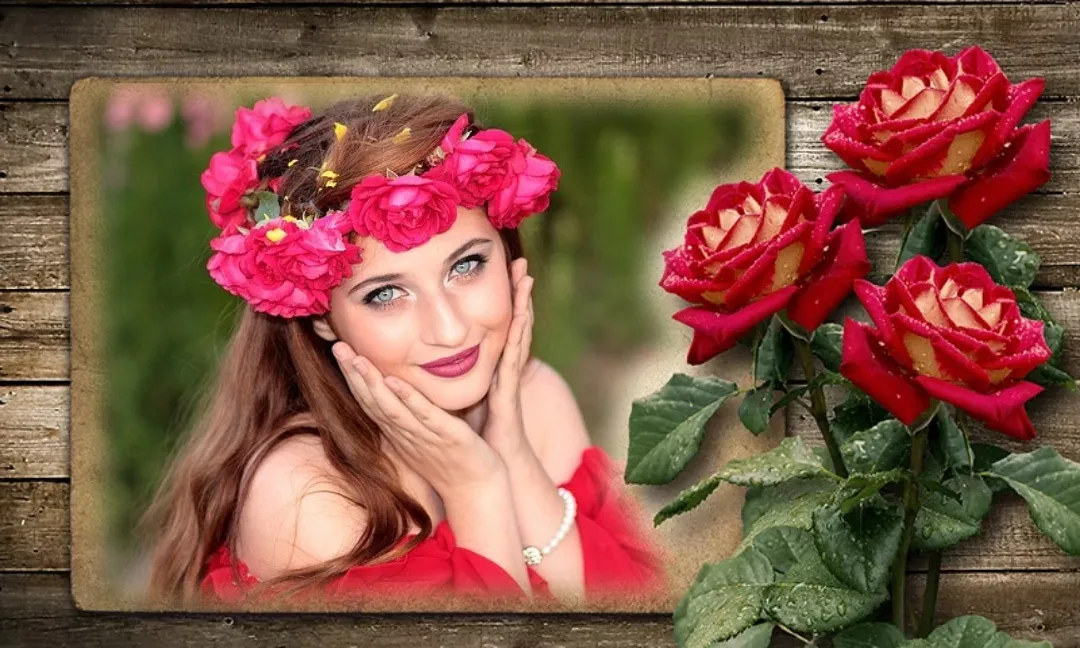 Rose Photo Frame | Indus Appstore | Screenshot