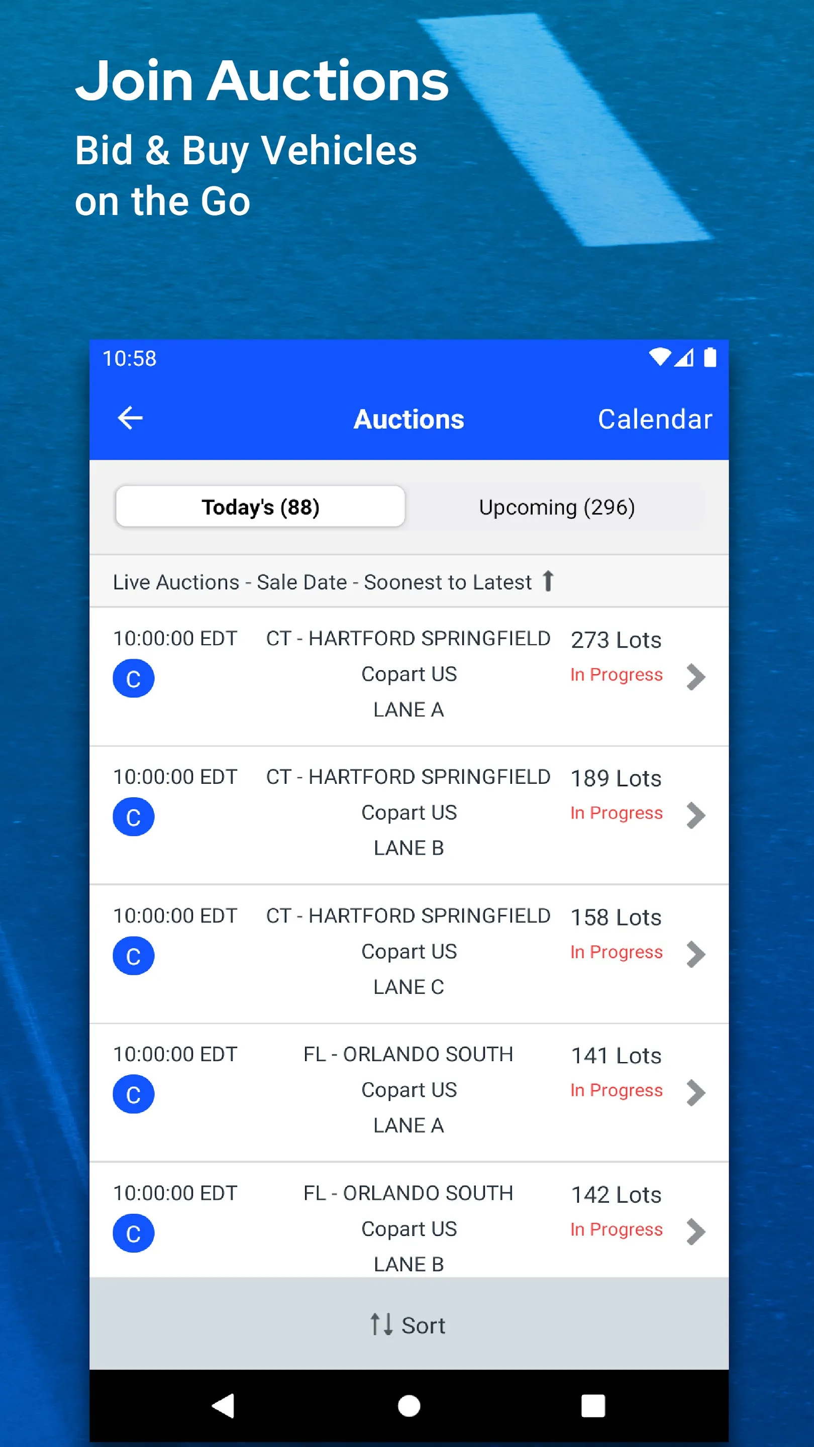 Copart - Online Auto Auctions | Indus Appstore | Screenshot