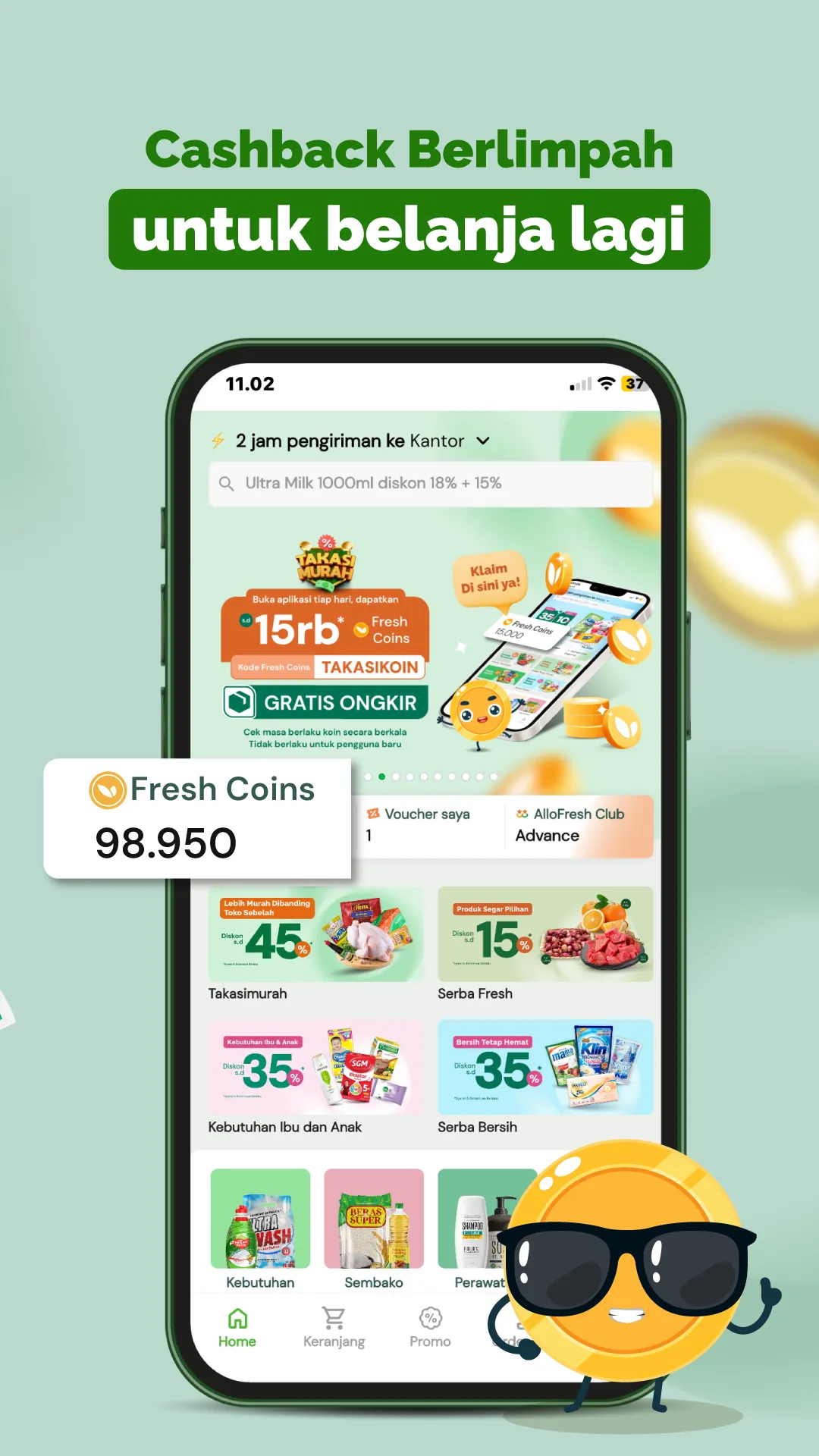 AlloFresh: Grocery Shopping | Indus Appstore | Screenshot