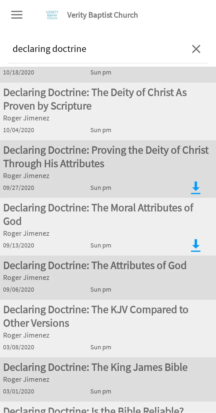 Verity Baptist Church Manila | Indus Appstore | Screenshot