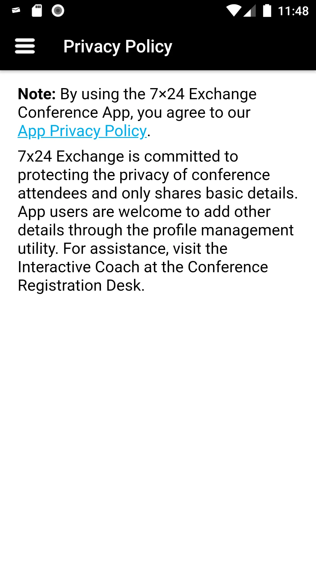 7x24 Exchange Conferences | Indus Appstore | Screenshot