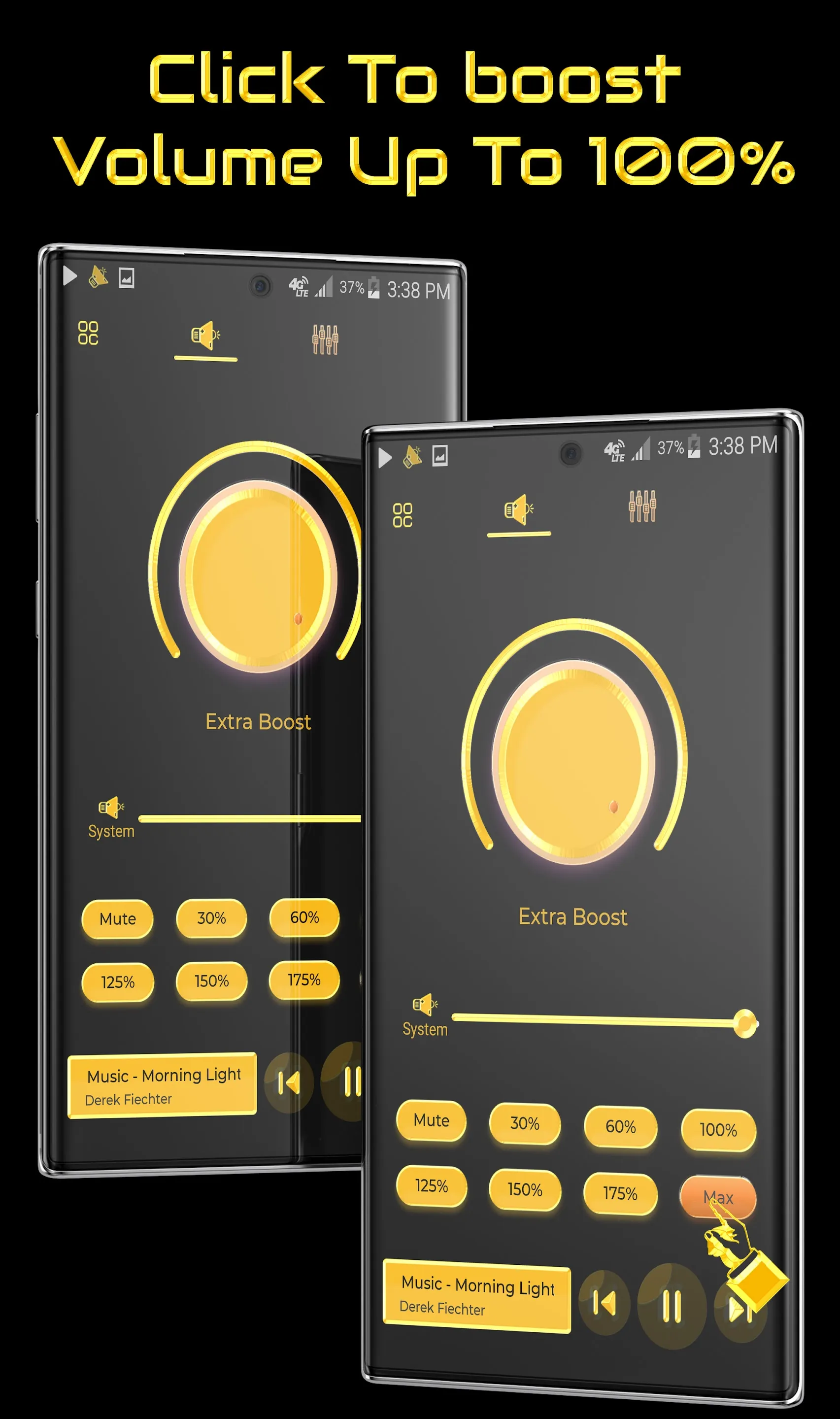 Gold Volume Booster | Indus Appstore | Screenshot