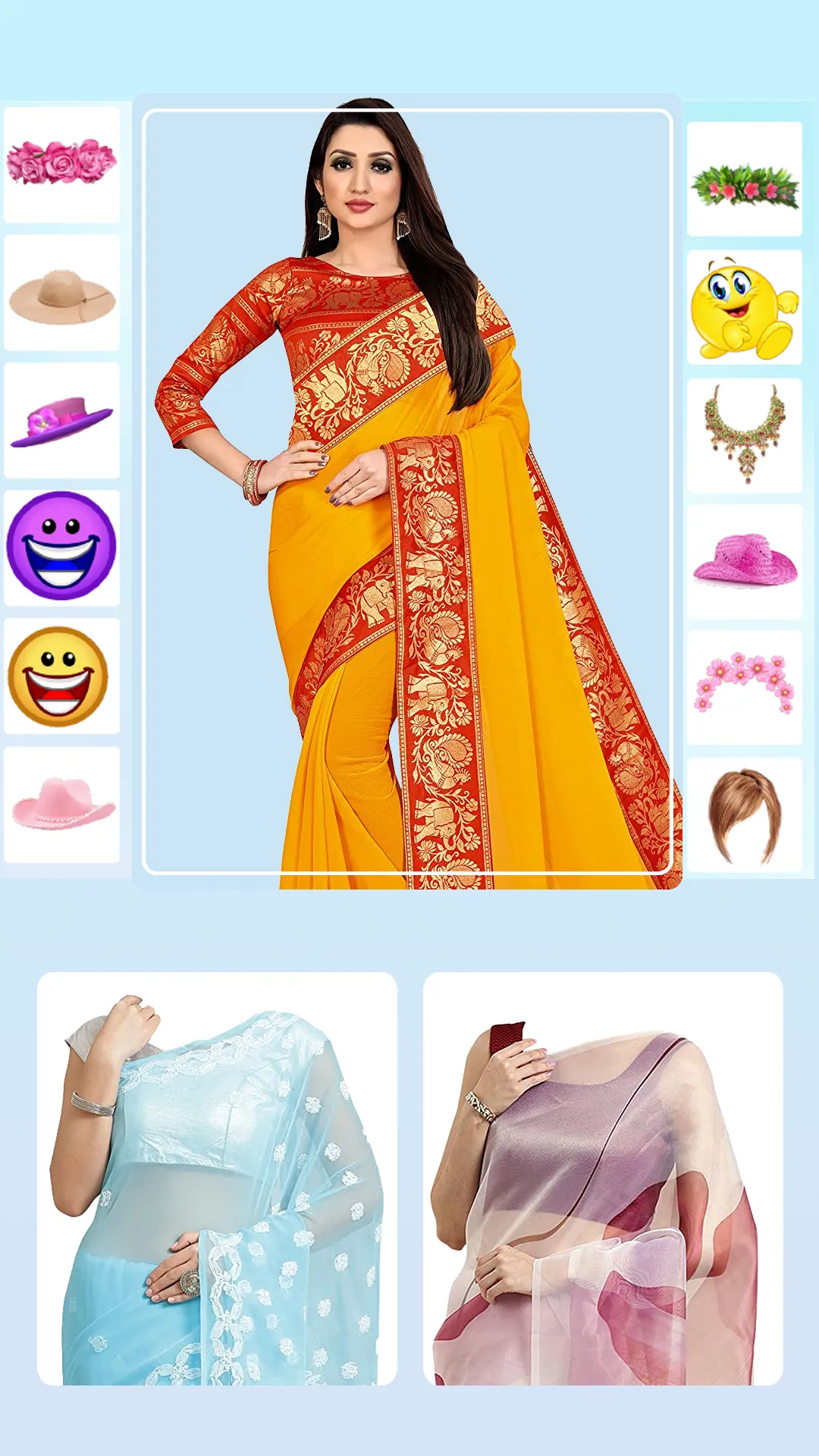 Women Fancy Saree Photo Suit | Indus Appstore | Screenshot