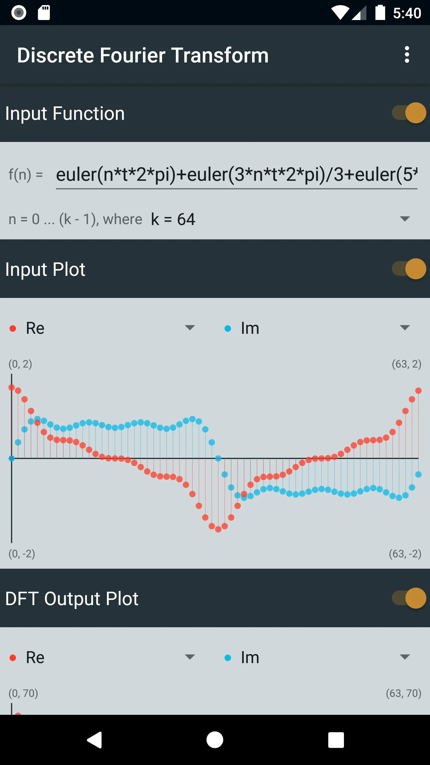 DFT Calculator | Indus Appstore | Screenshot