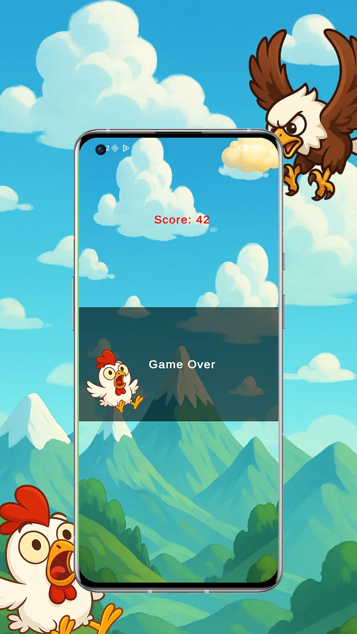 Chicken Dodge | Indus Appstore | Screenshot