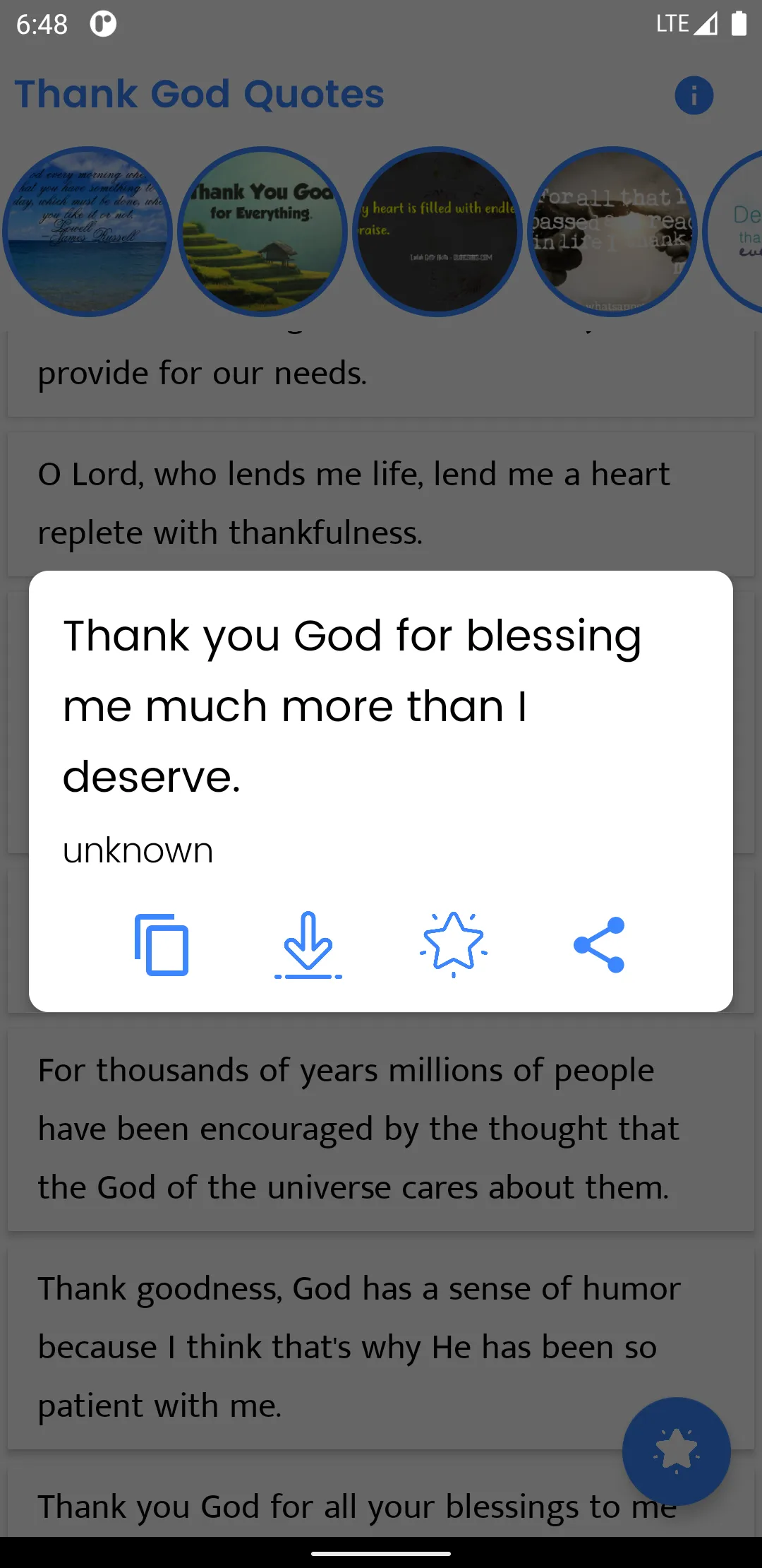 Thank God Quotes and Sayings | Indus Appstore | Screenshot