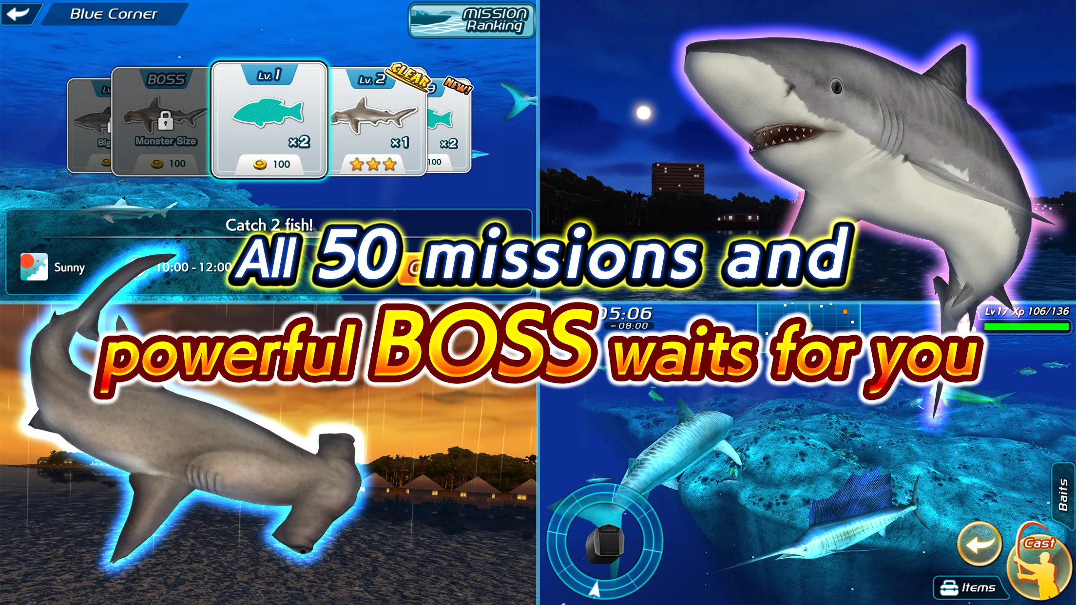 Wild Shark Fishing | Indus Appstore | Screenshot