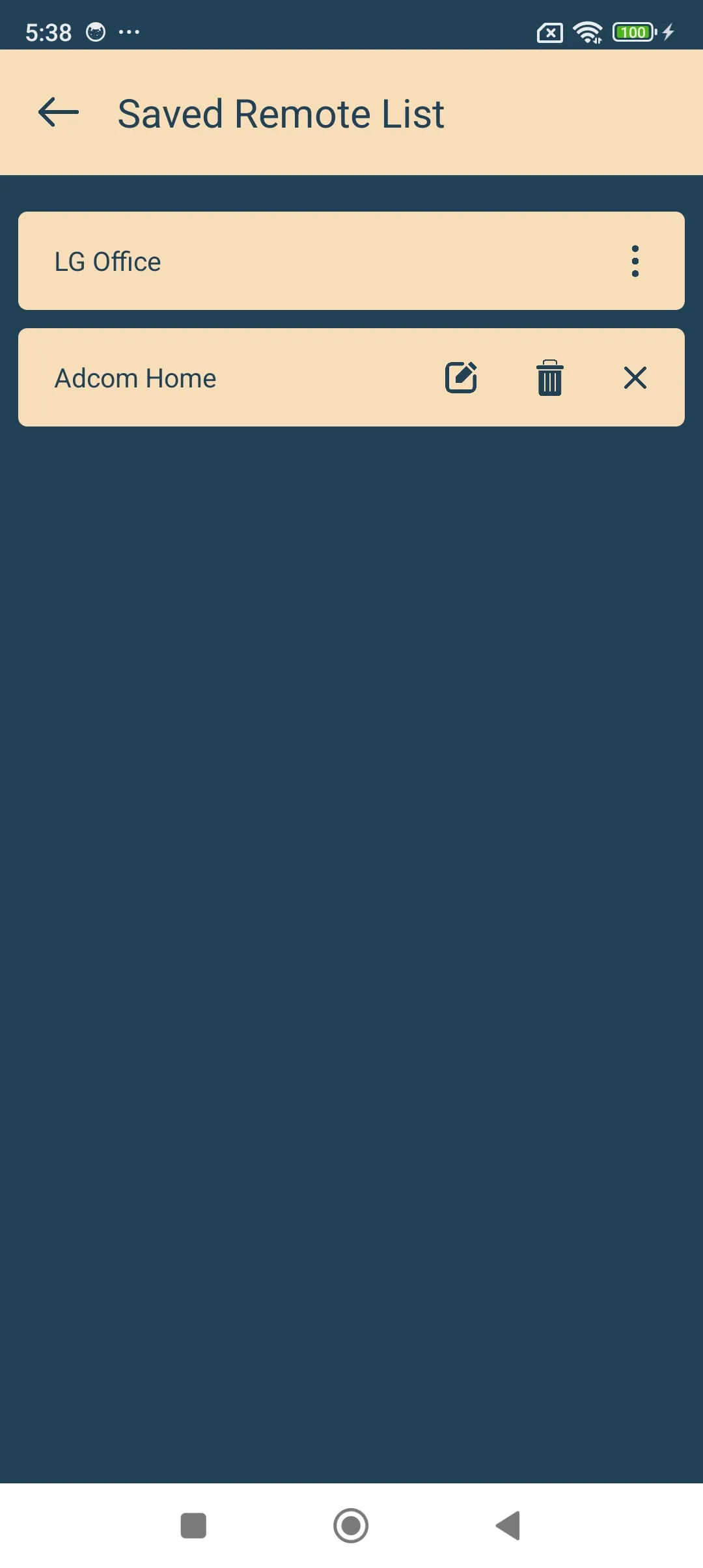 Home Theater Remote | Indus Appstore | Screenshot