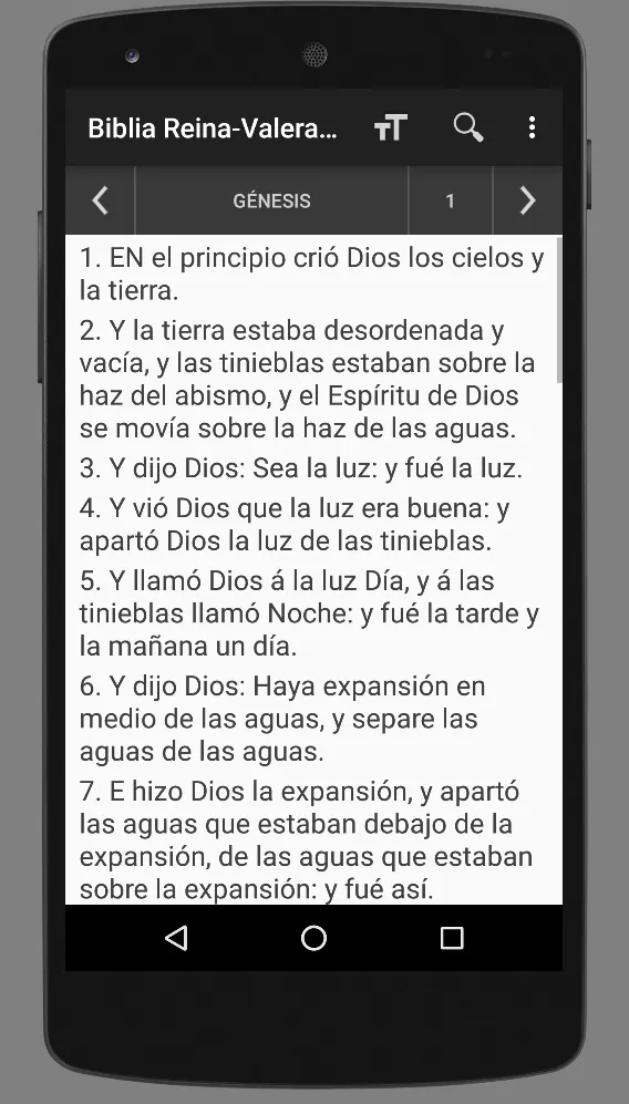 Reina-Valera Bible (Spanish) | Indus Appstore | Screenshot