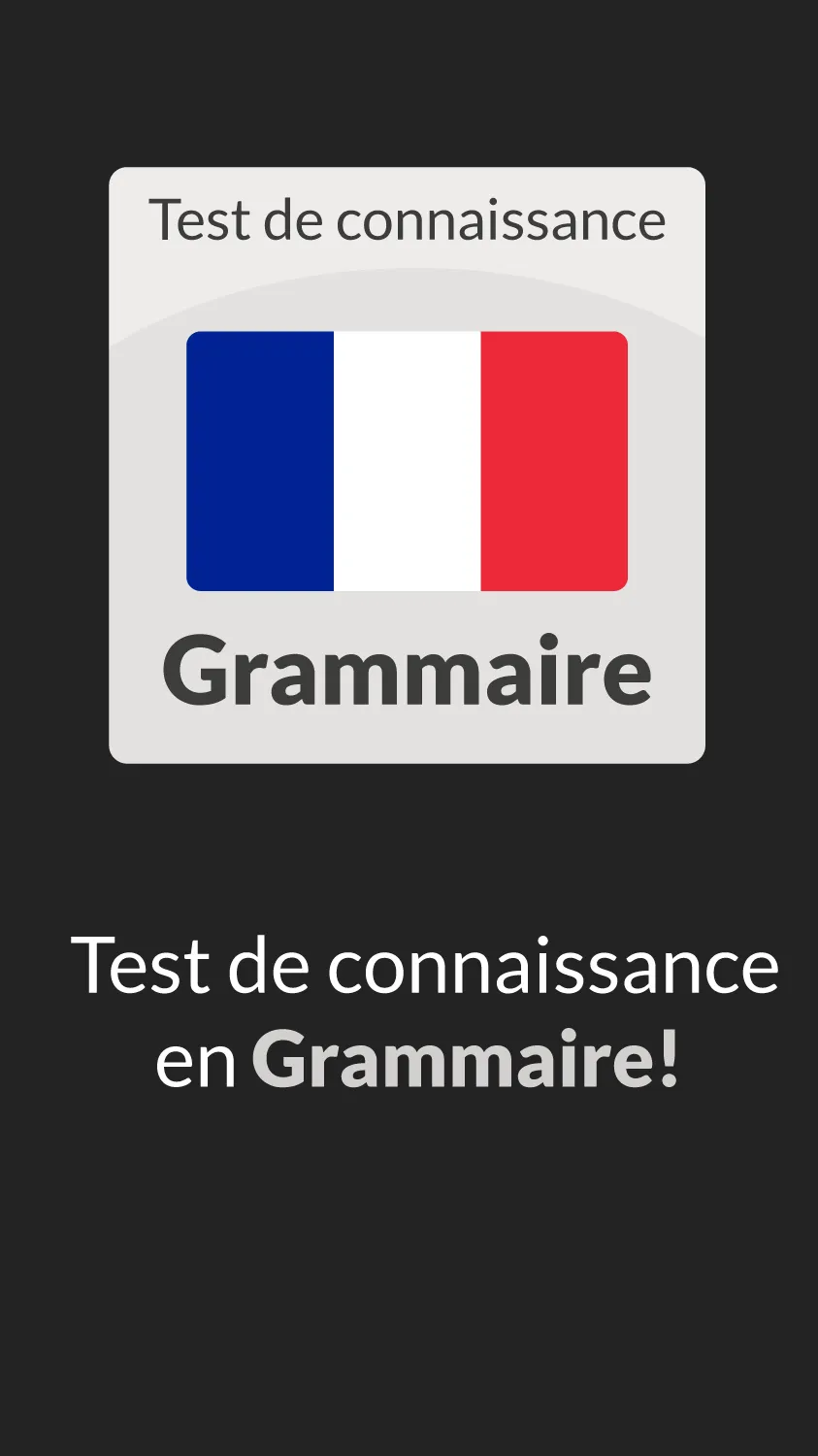 Test in Grammar - French | Indus Appstore | Screenshot