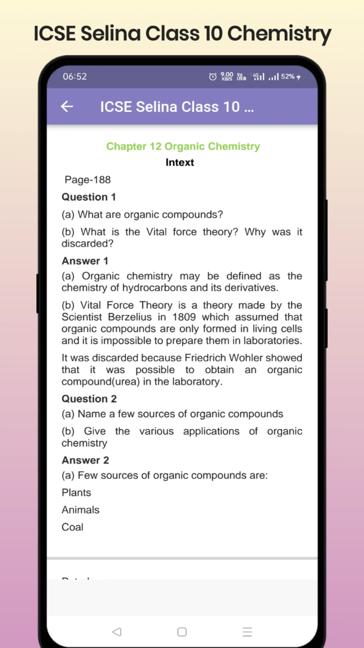 ICSE Selina Class 10 Chemistry | Indus Appstore | Screenshot