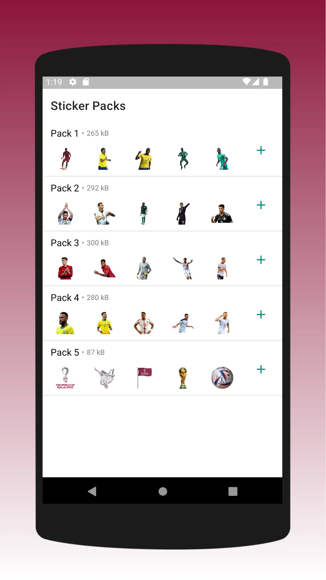 World Cup 2022 Stickers | Indus Appstore | Screenshot