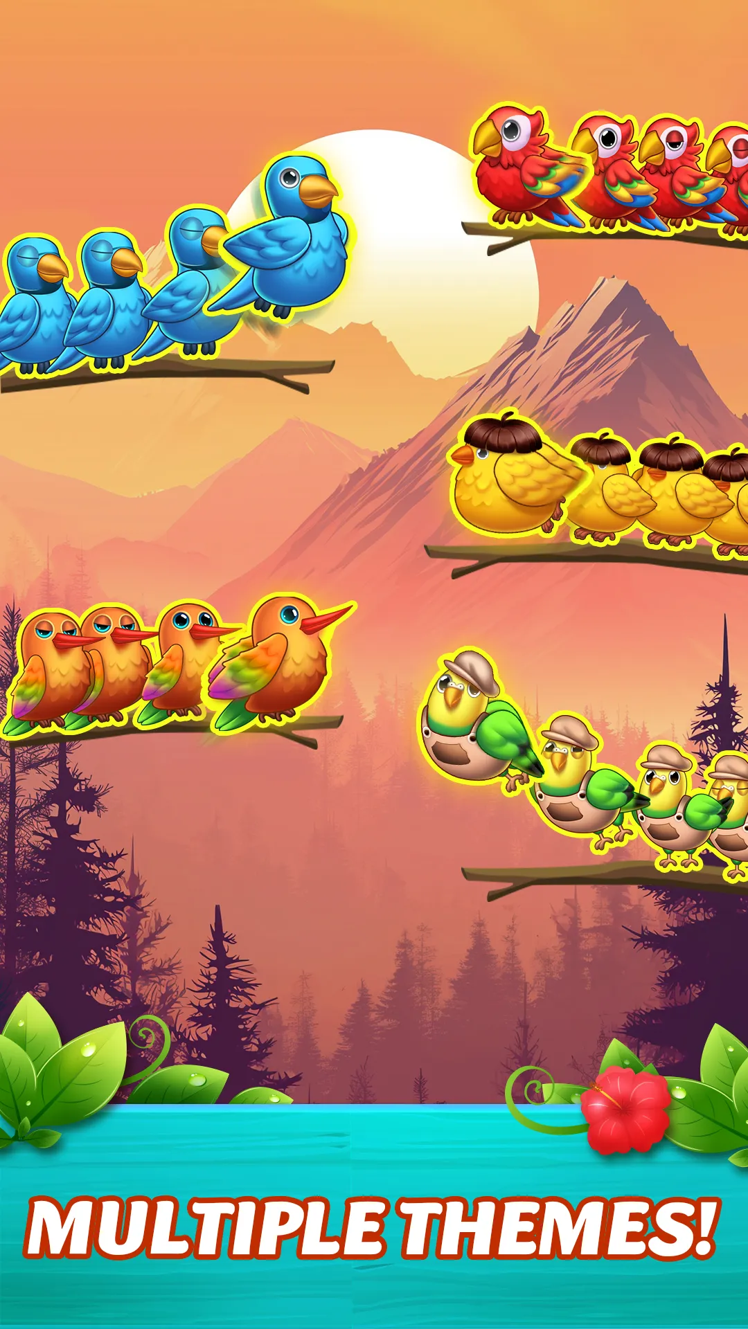 Jungle Bird Sort | Indus Appstore | Screenshot
