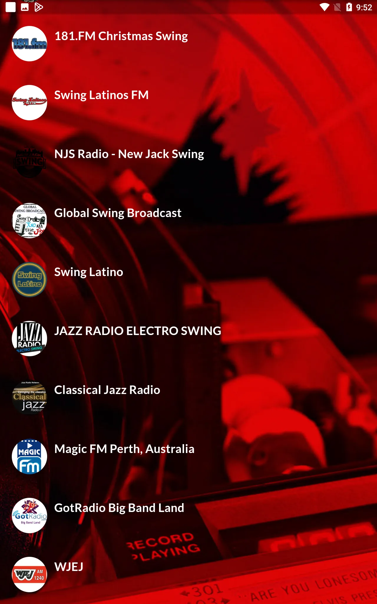 Swing Radio Online | Indus Appstore | Screenshot