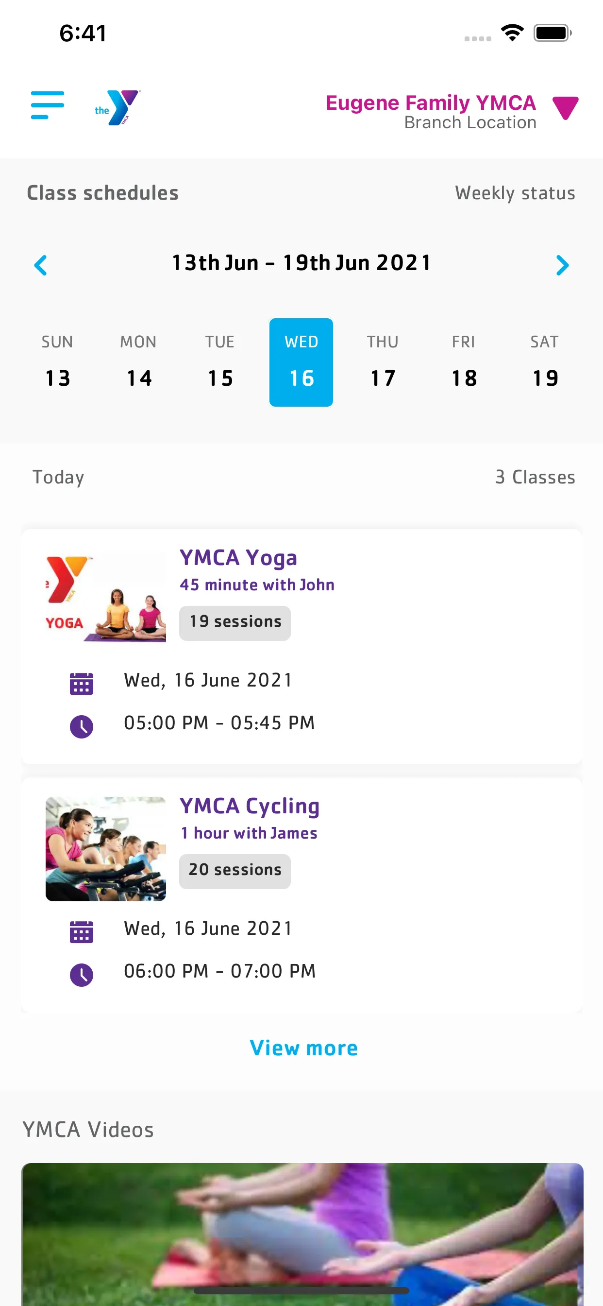 YMCA Universal | Indus Appstore | Screenshot