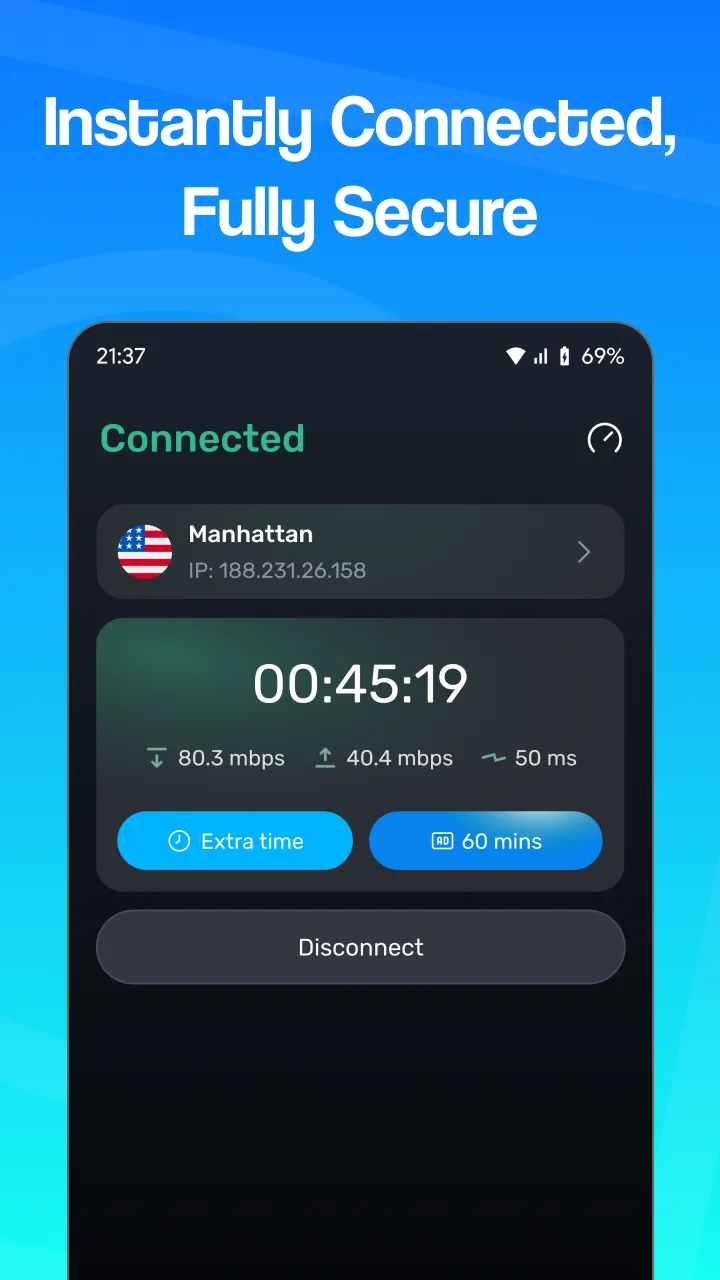 VPN - Secure VPN Proxy | Indus Appstore | Screenshot