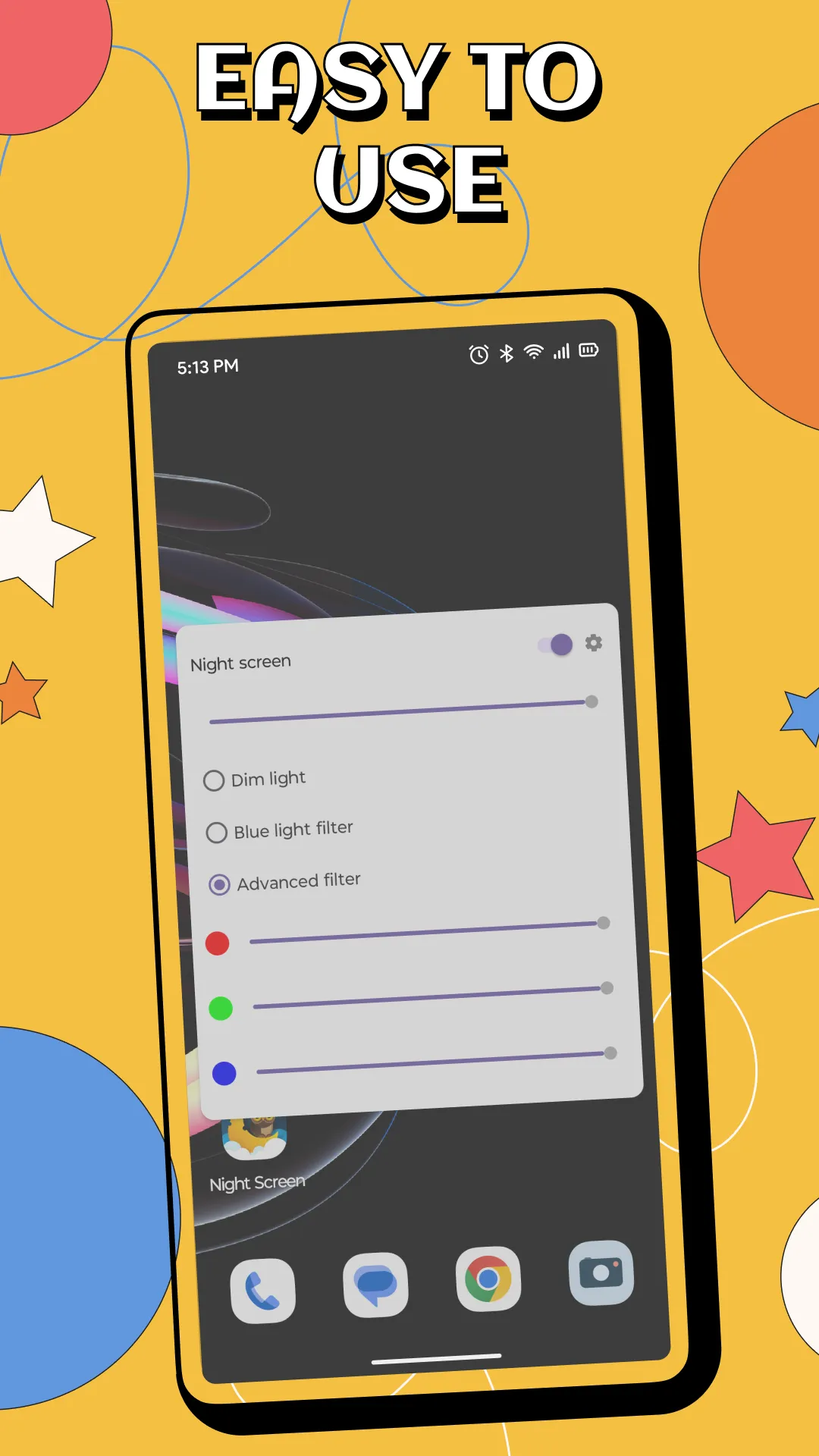 Dim Screen: Lower brightness | Indus Appstore | Screenshot