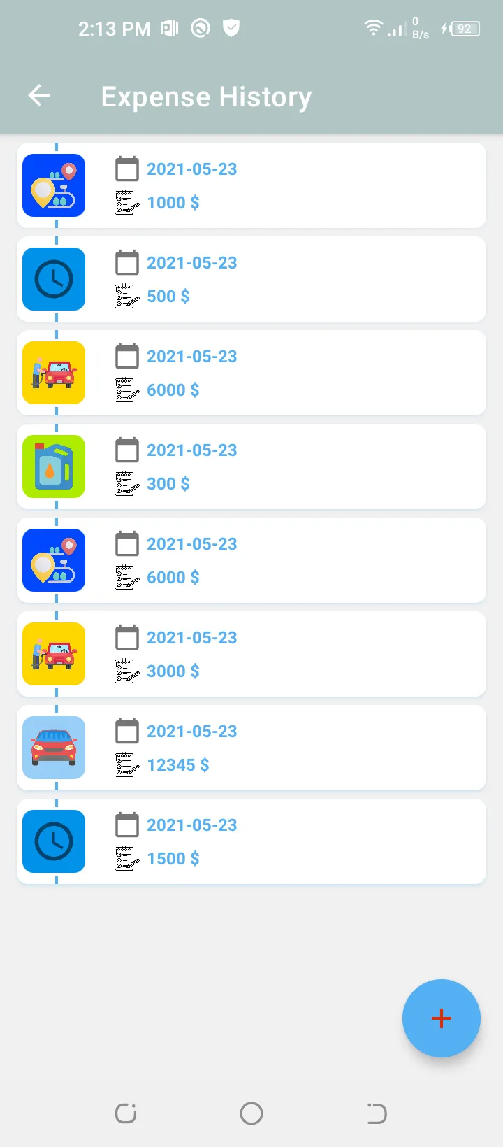 Mileage calculator-expense log | Indus Appstore | Screenshot