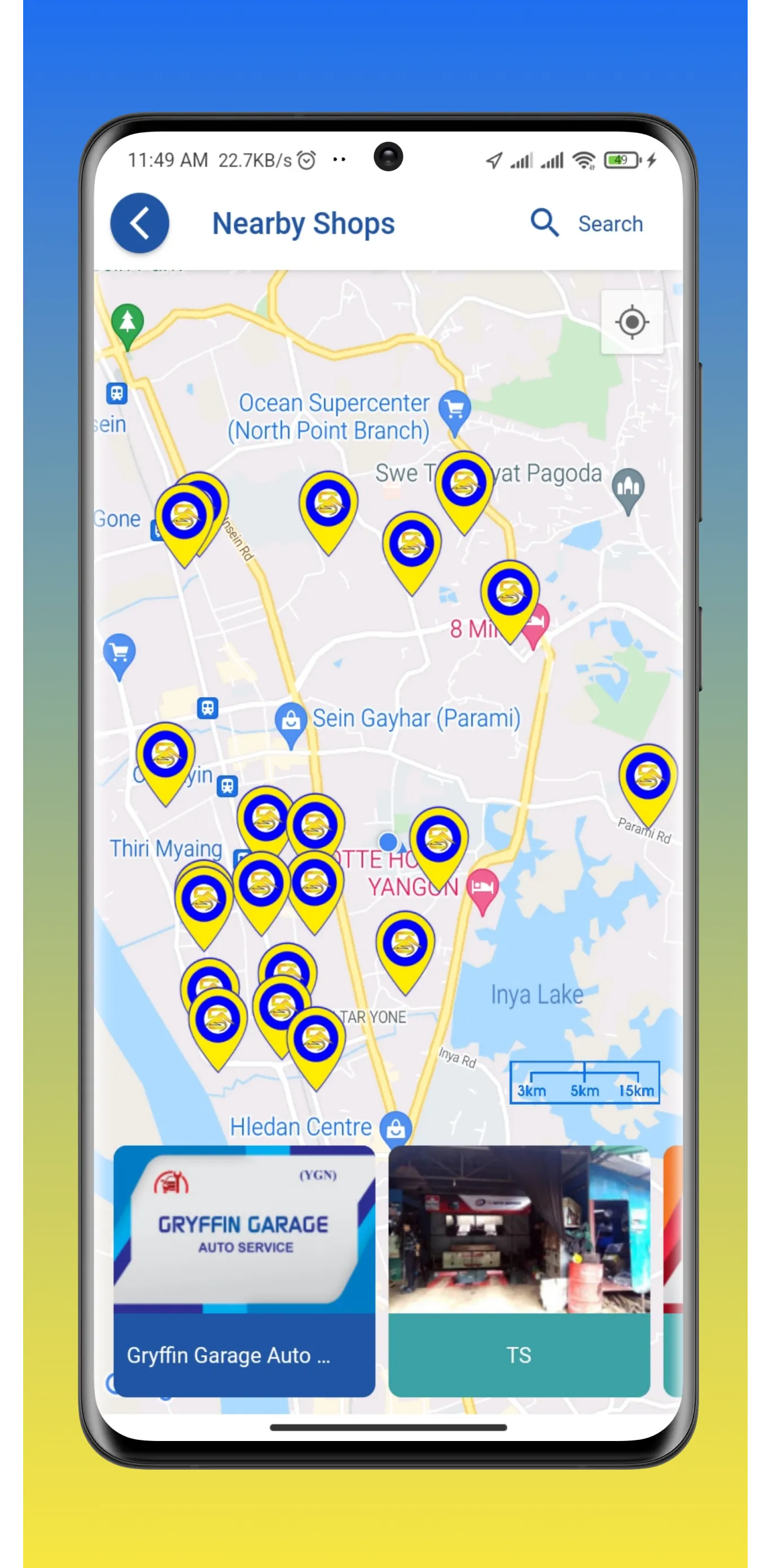 STT Car Service Map | Indus Appstore | Screenshot