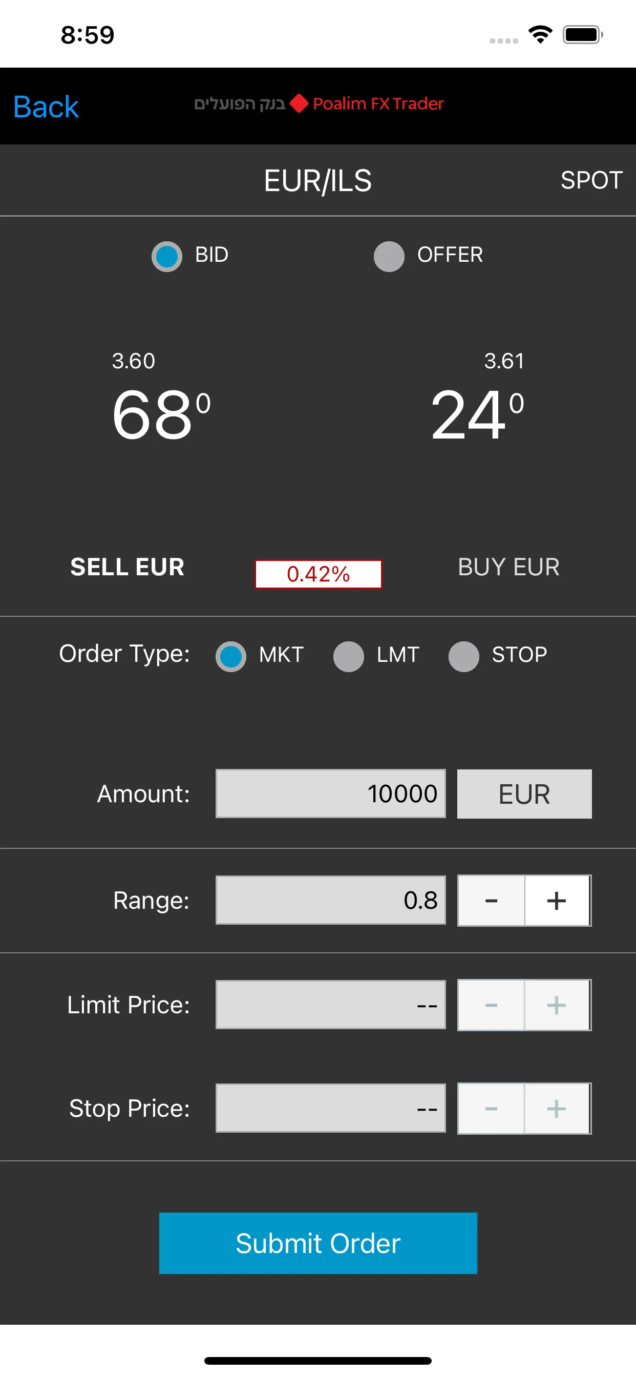 Poalim FX Trader | Indus Appstore | Screenshot