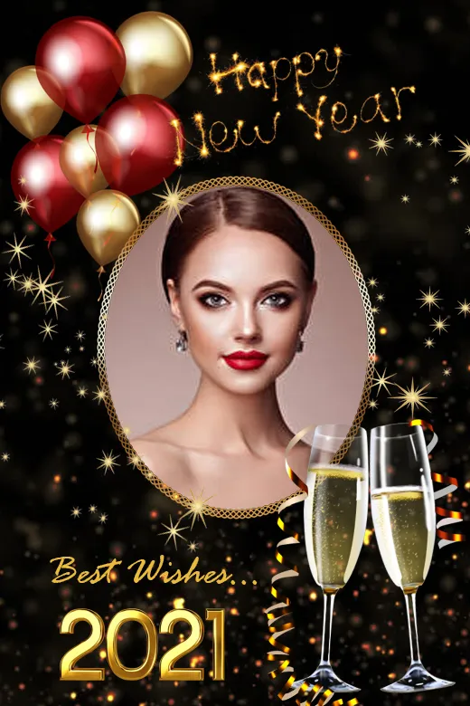 NewYear Wishes Photo Frames | Indus Appstore | Screenshot