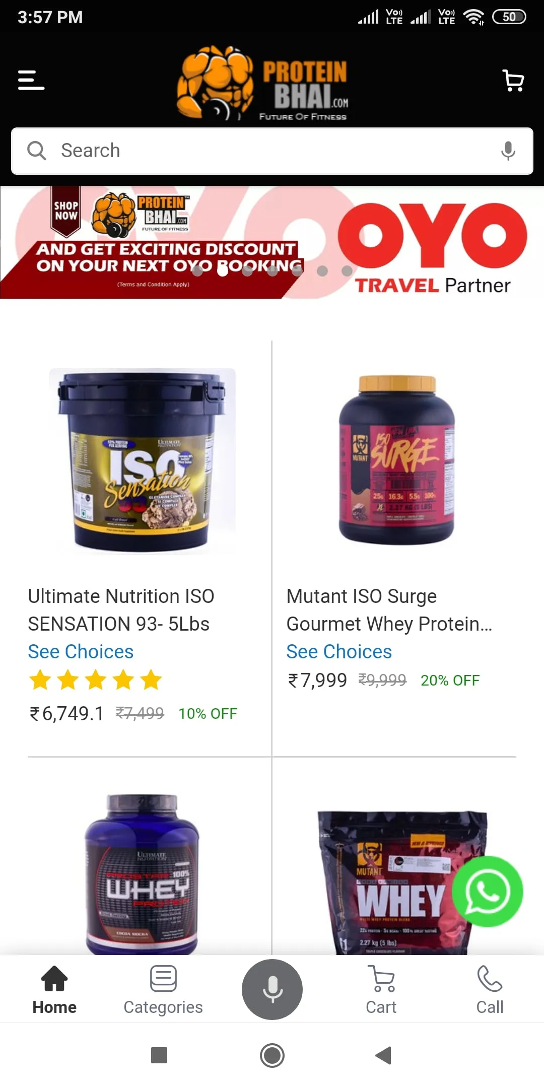 PROTEINBHAI.COM | Indus Appstore | Screenshot