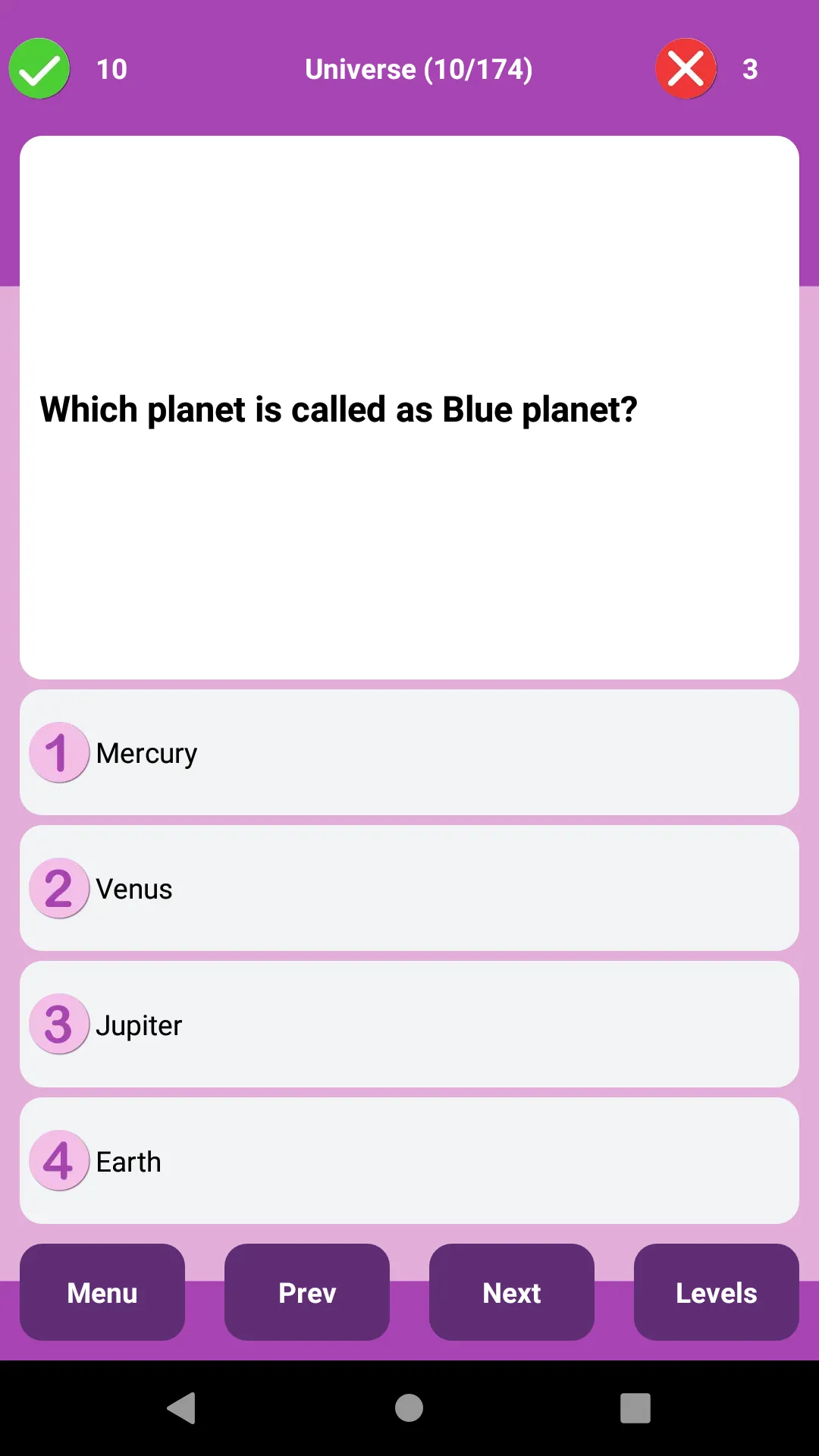 Science Quiz for kids | Indus Appstore | Screenshot