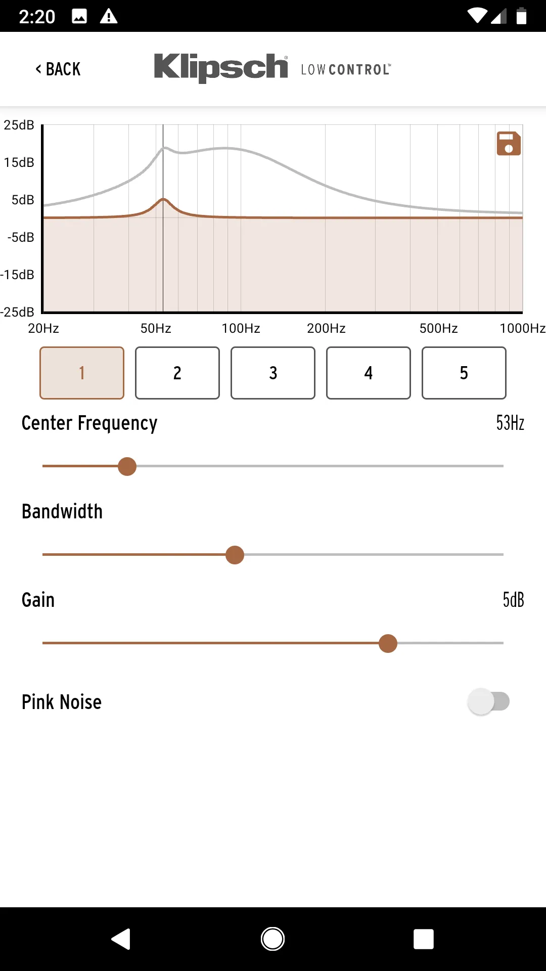 Klipsch LowControl | Indus Appstore | Screenshot