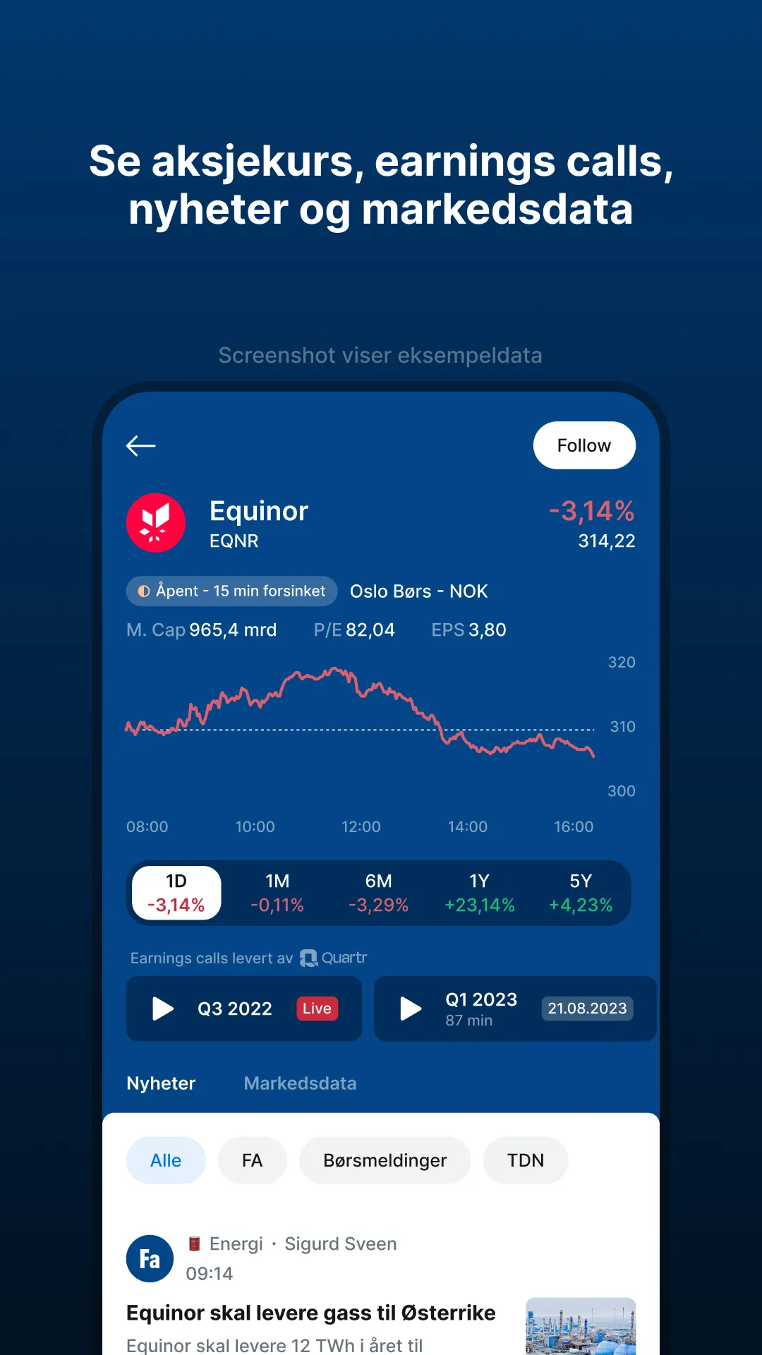 Finansavisen | Indus Appstore | Screenshot