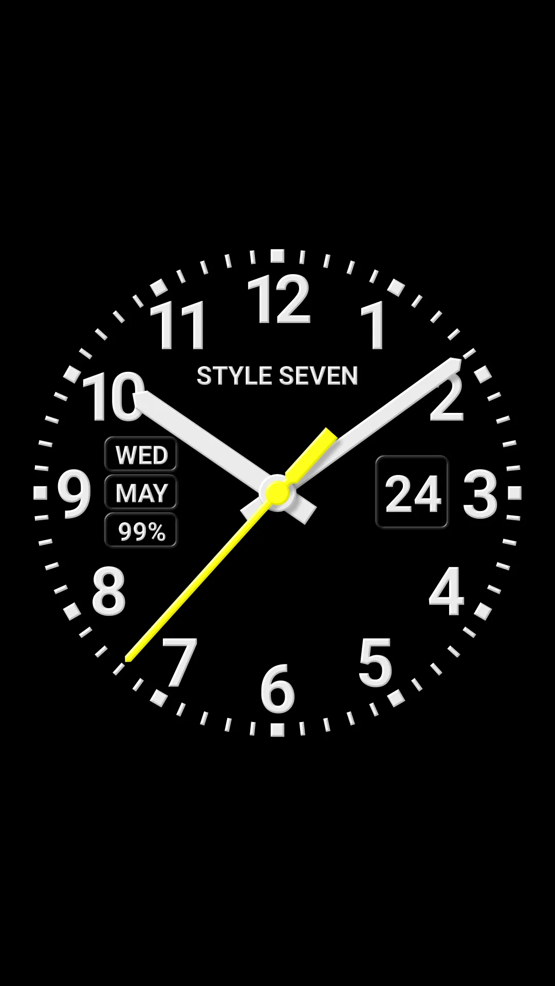 Analog Clock Constructor-7 | Indus Appstore | Screenshot